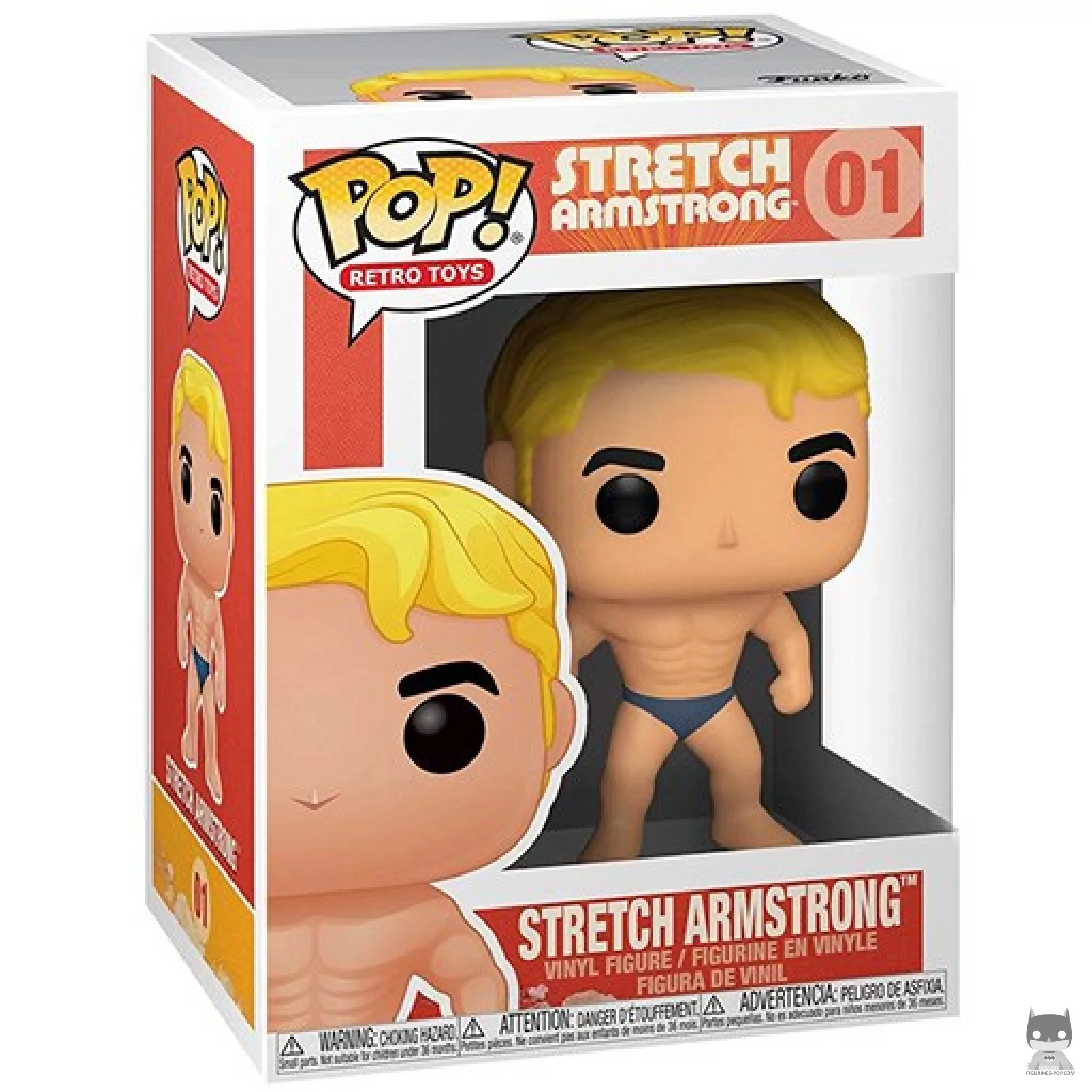 Figura Funko Pop! Stretch Armstrong en su caja