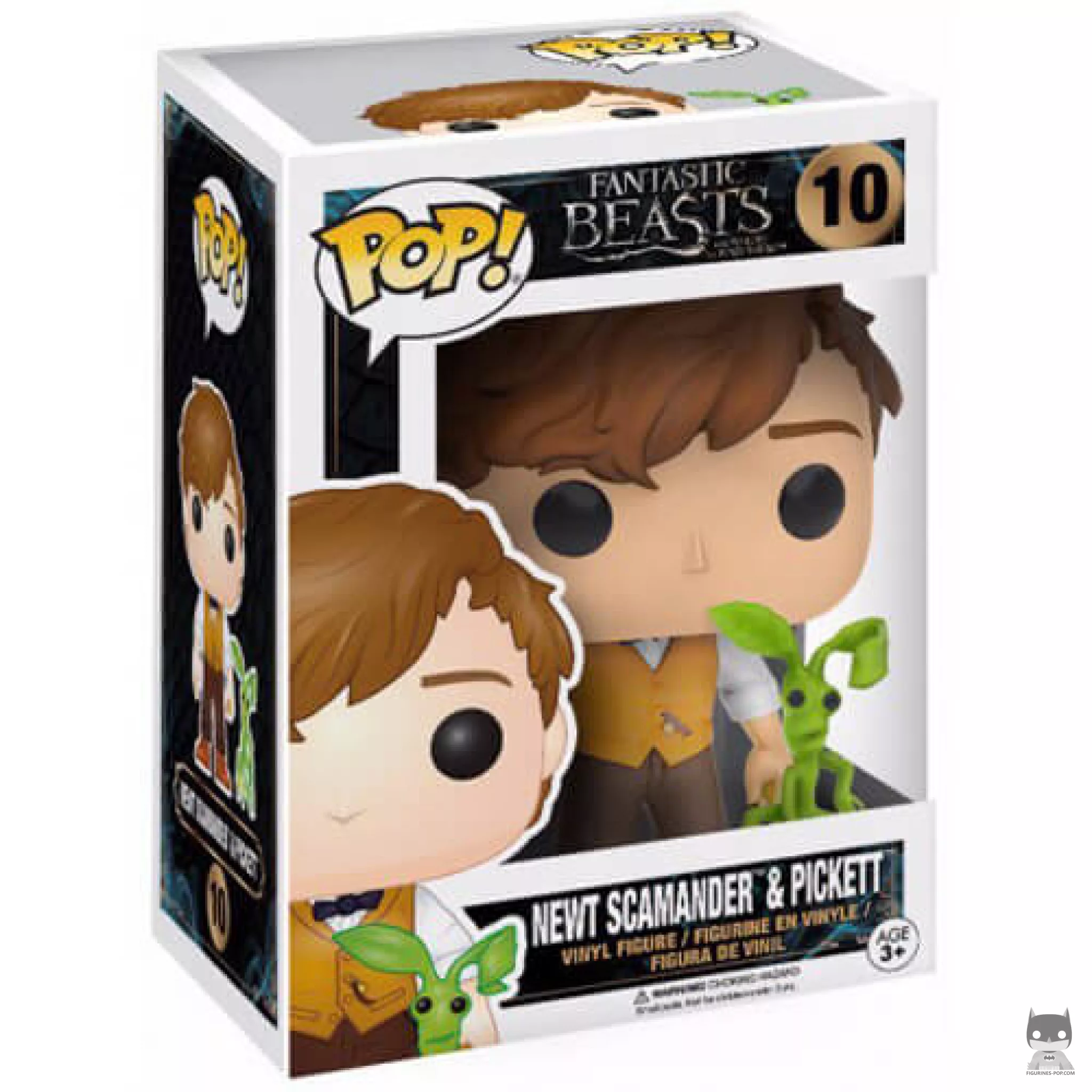 Figura Funko Pop! Newt Scamander & Pickett en su caja