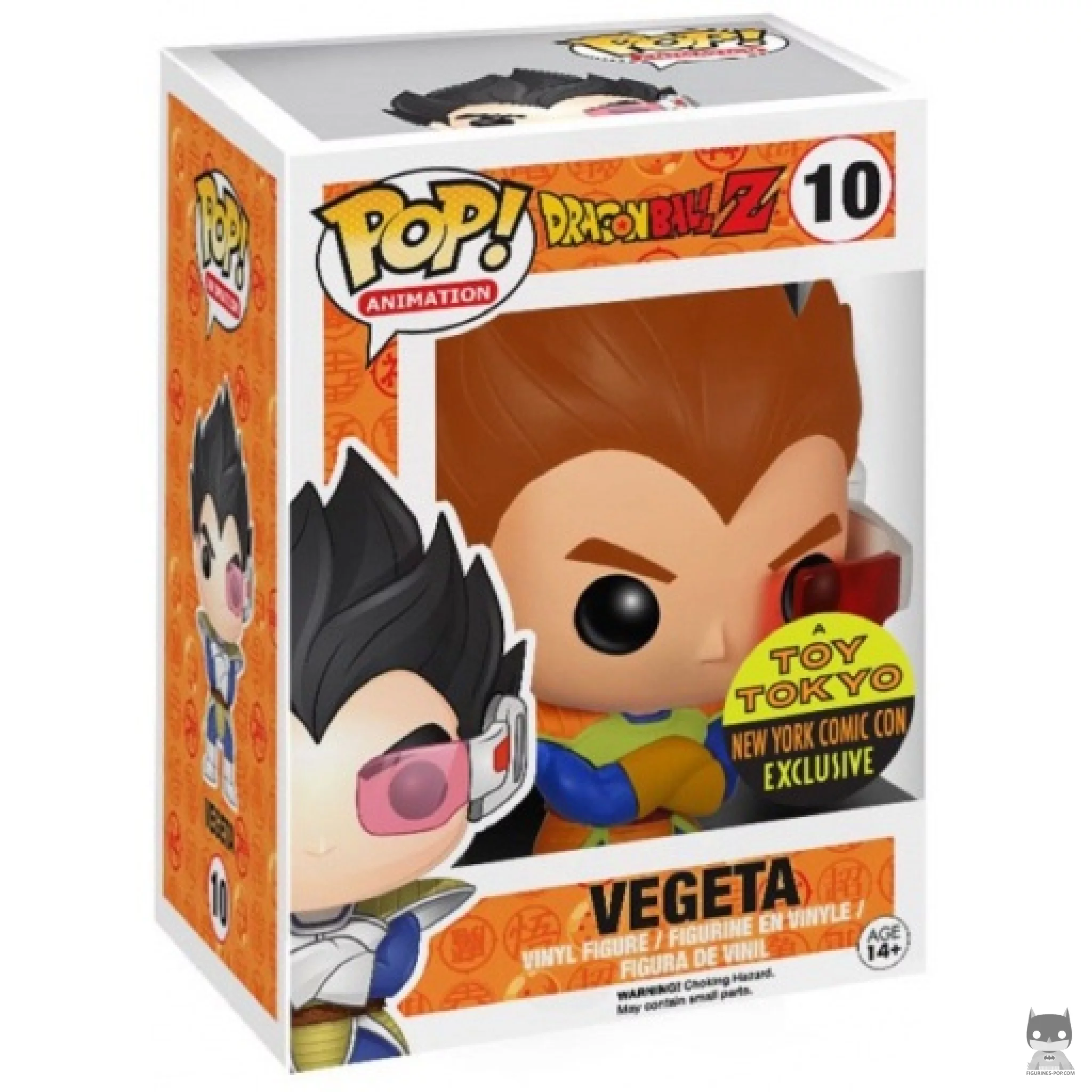 Figura Funko Pop! Vegeta (Toy Tokyo) en su caja
