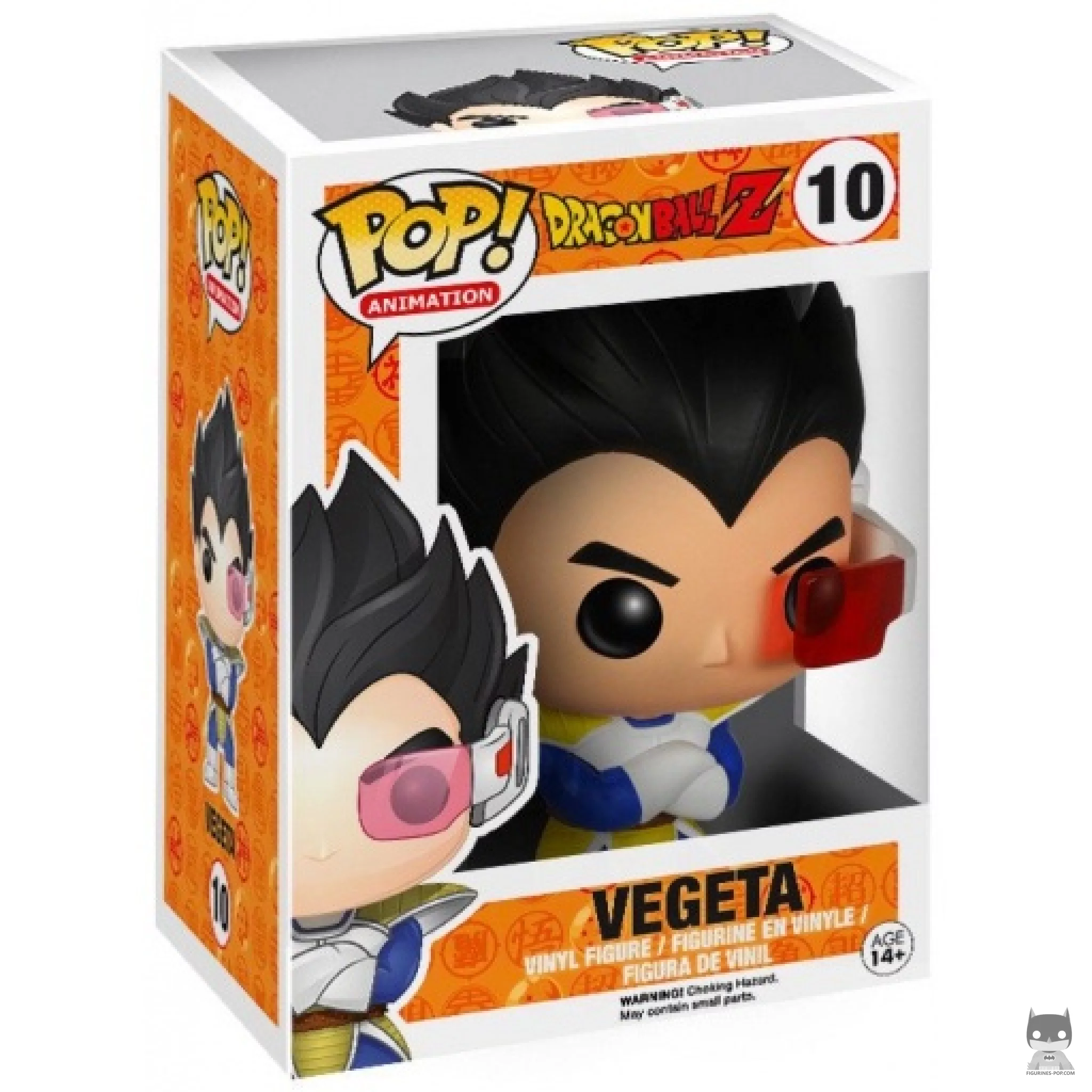 Figura Funko Pop! Vegeta en su caja