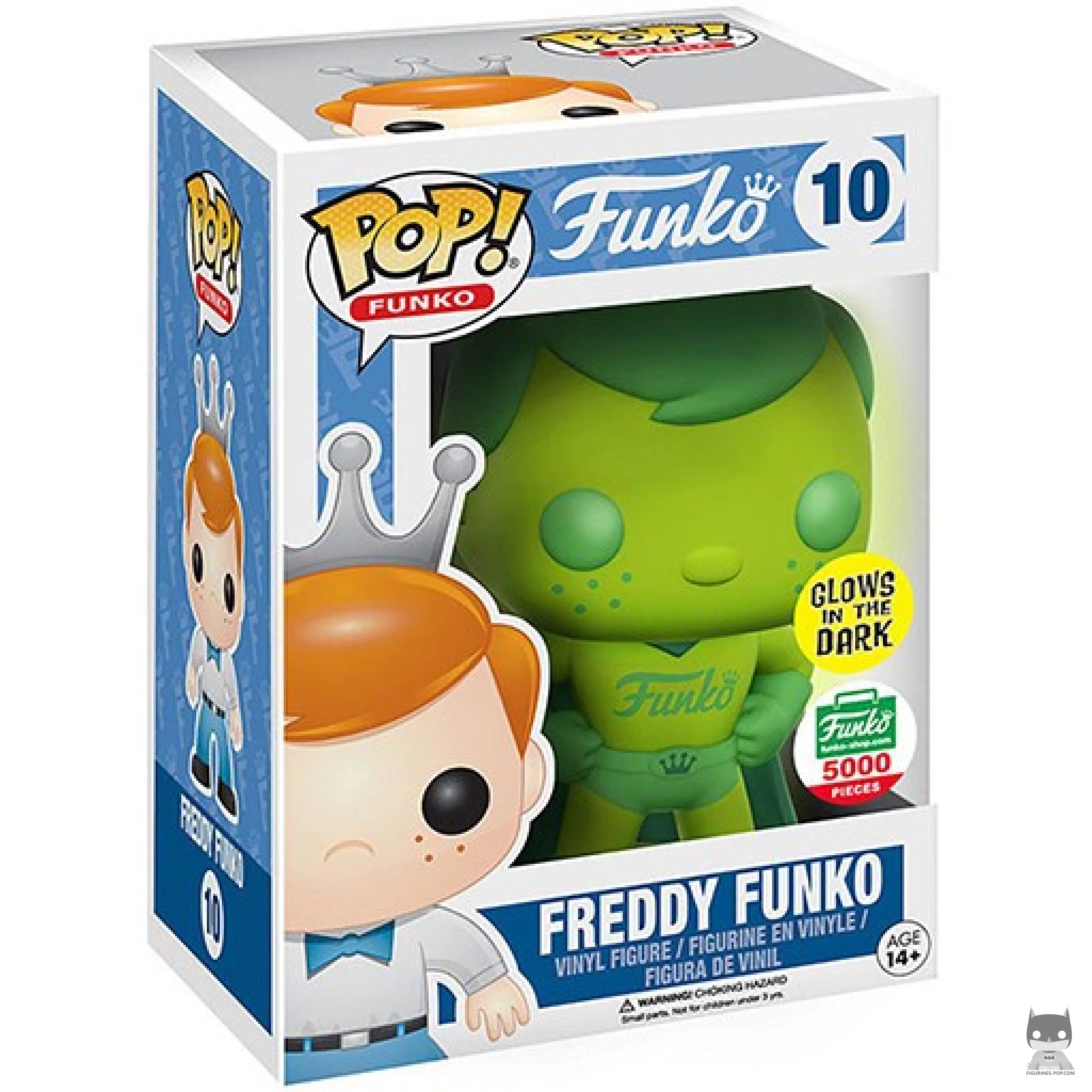 Figura Funko Pop! Freddy Funko (Verde) en su caja