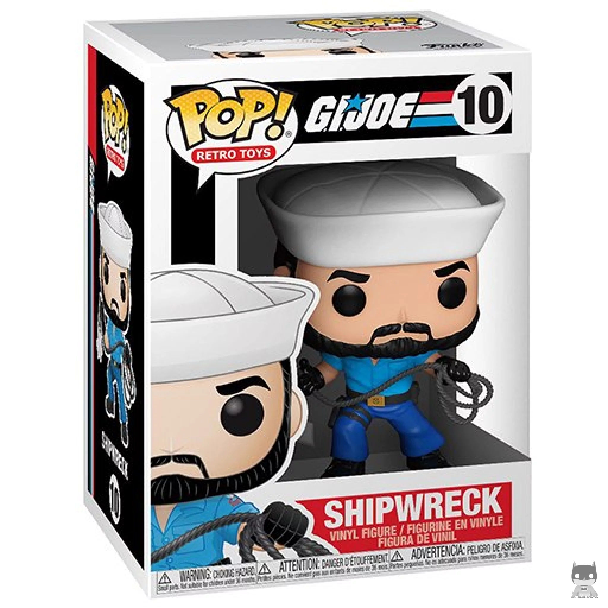 Figura Funko Pop! Shipwreck en su caja