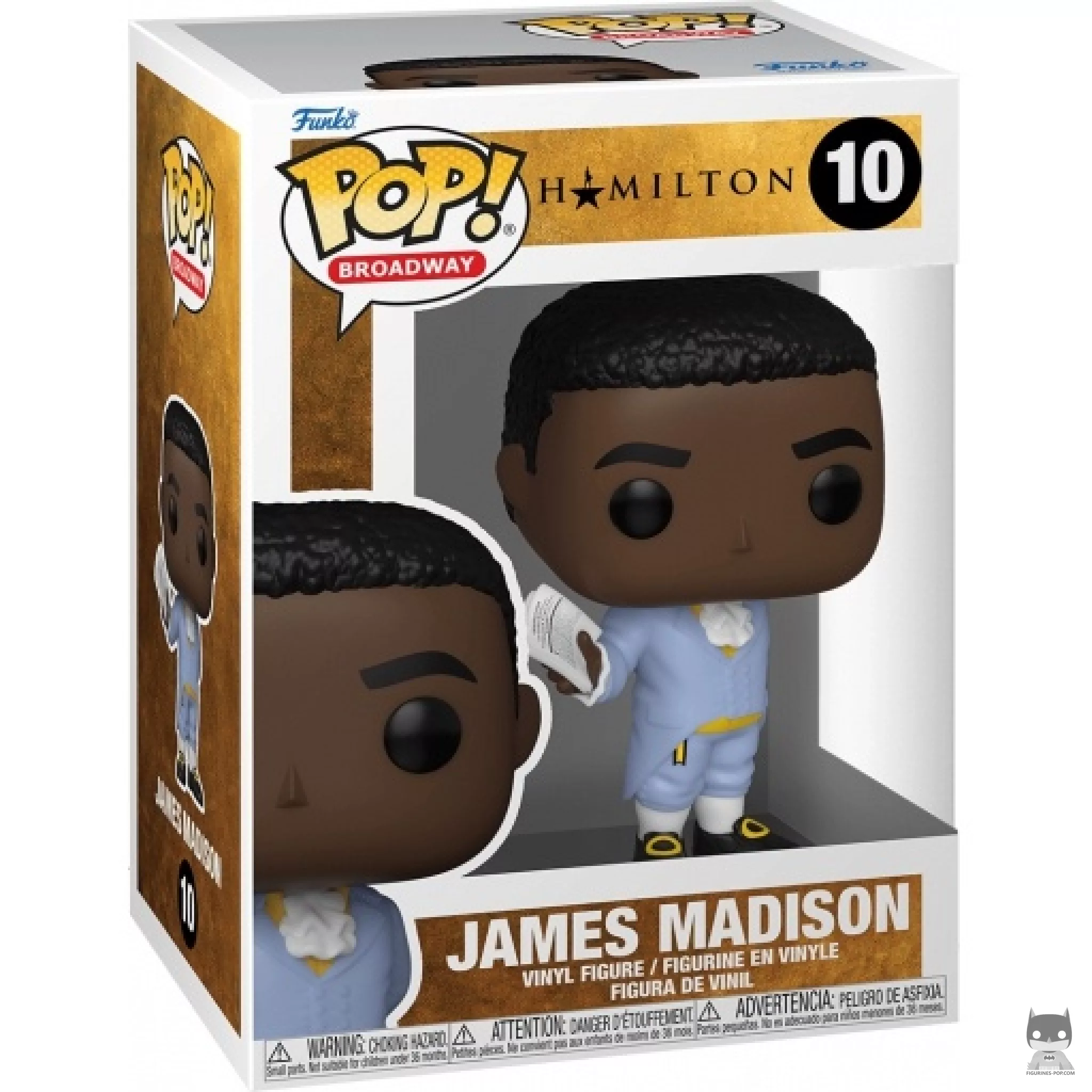 Figura Funko Pop! James Madison en su caja