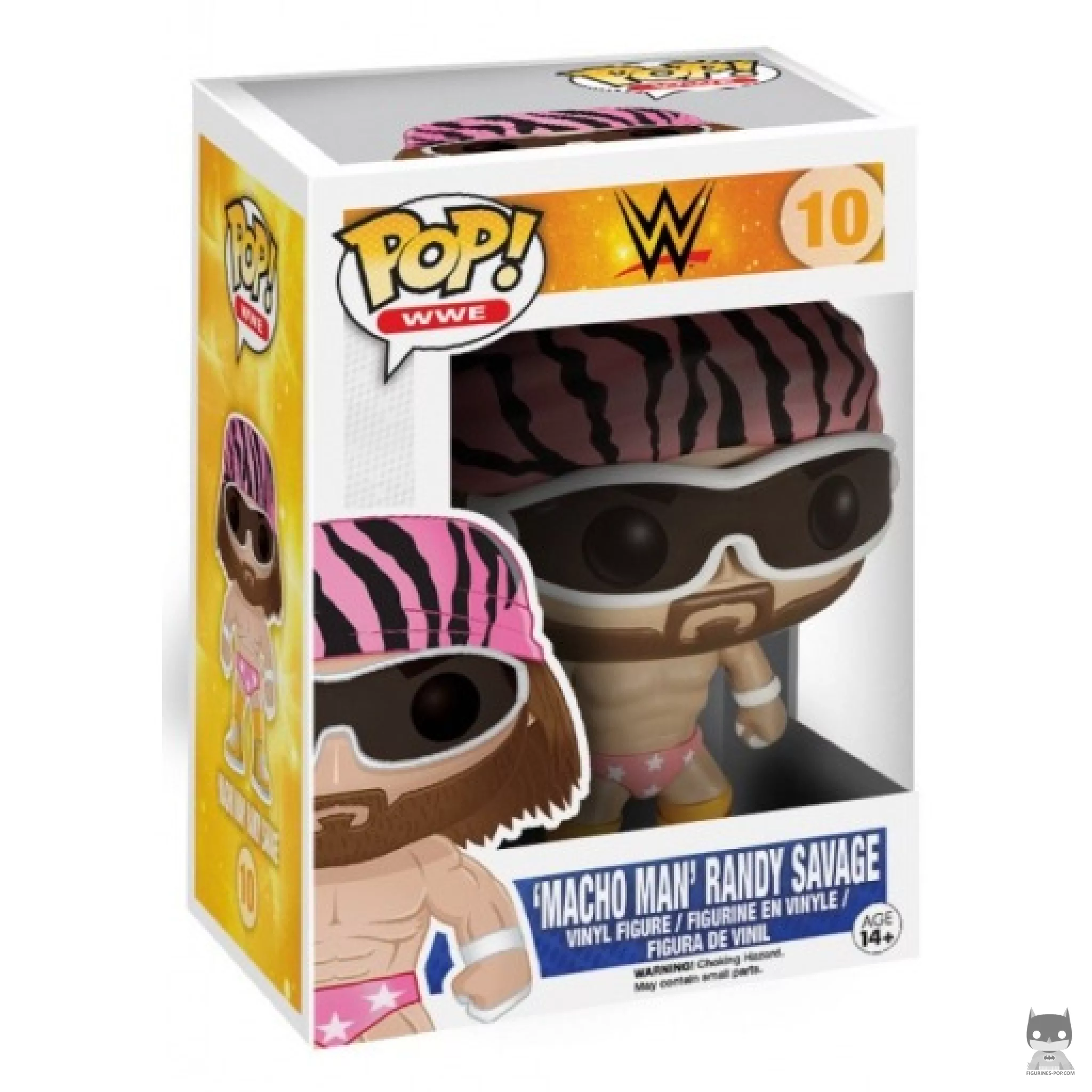 Figura Funko Pop! Randy "Macho Man" Savage (Rosa) en su caja