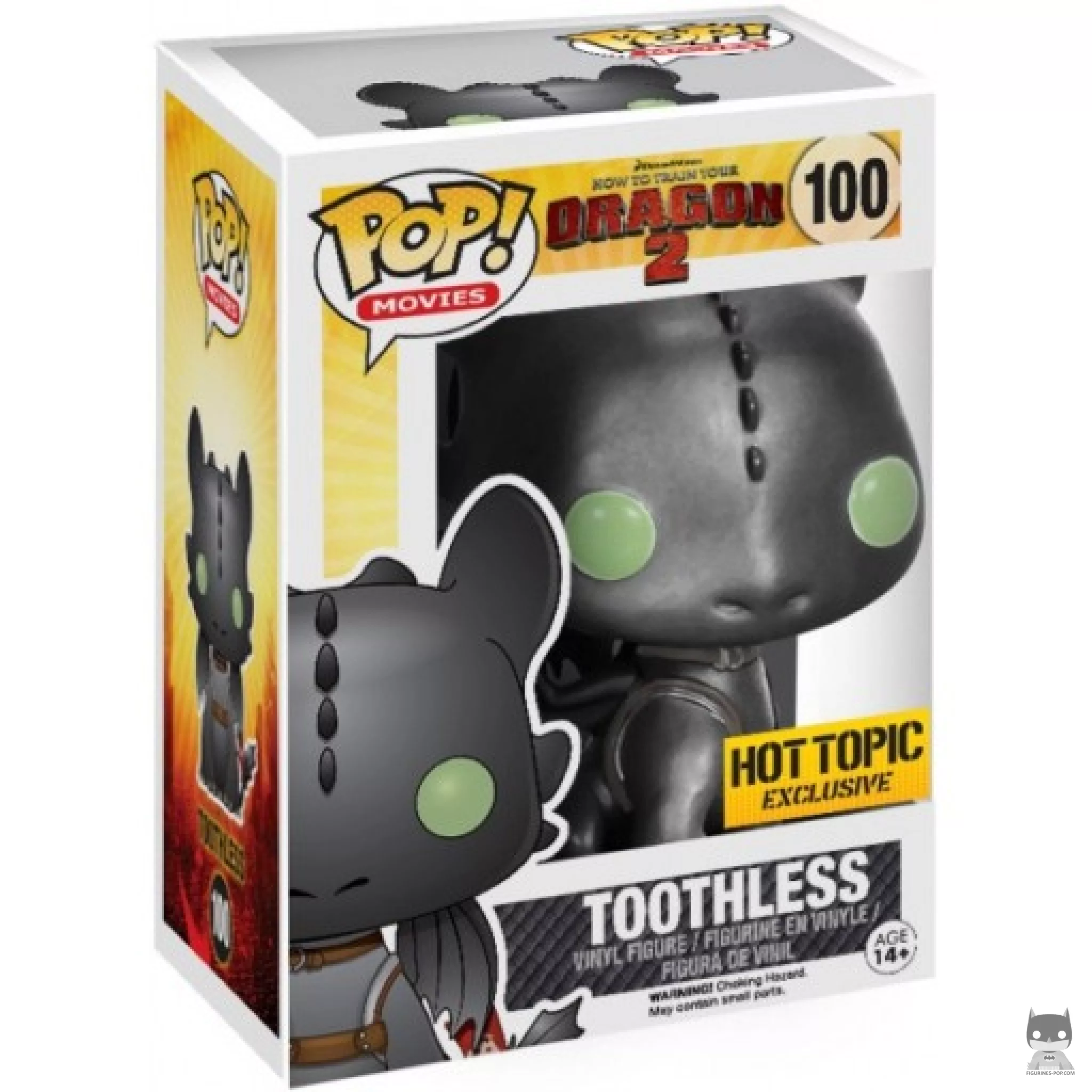 Figura Funko Pop! Desdentao (Metalizado) en su caja