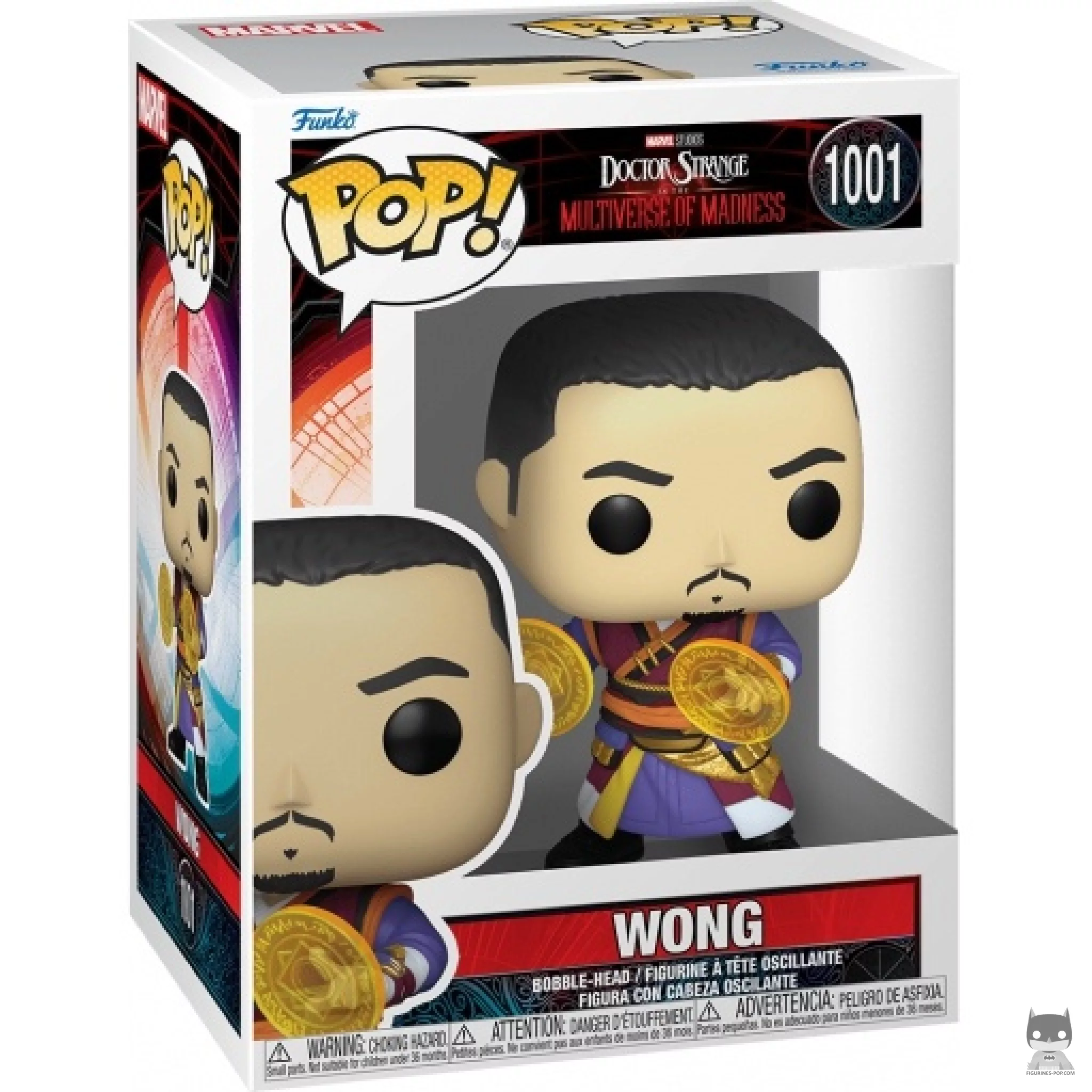 Figura Funko Pop! Wong en su caja