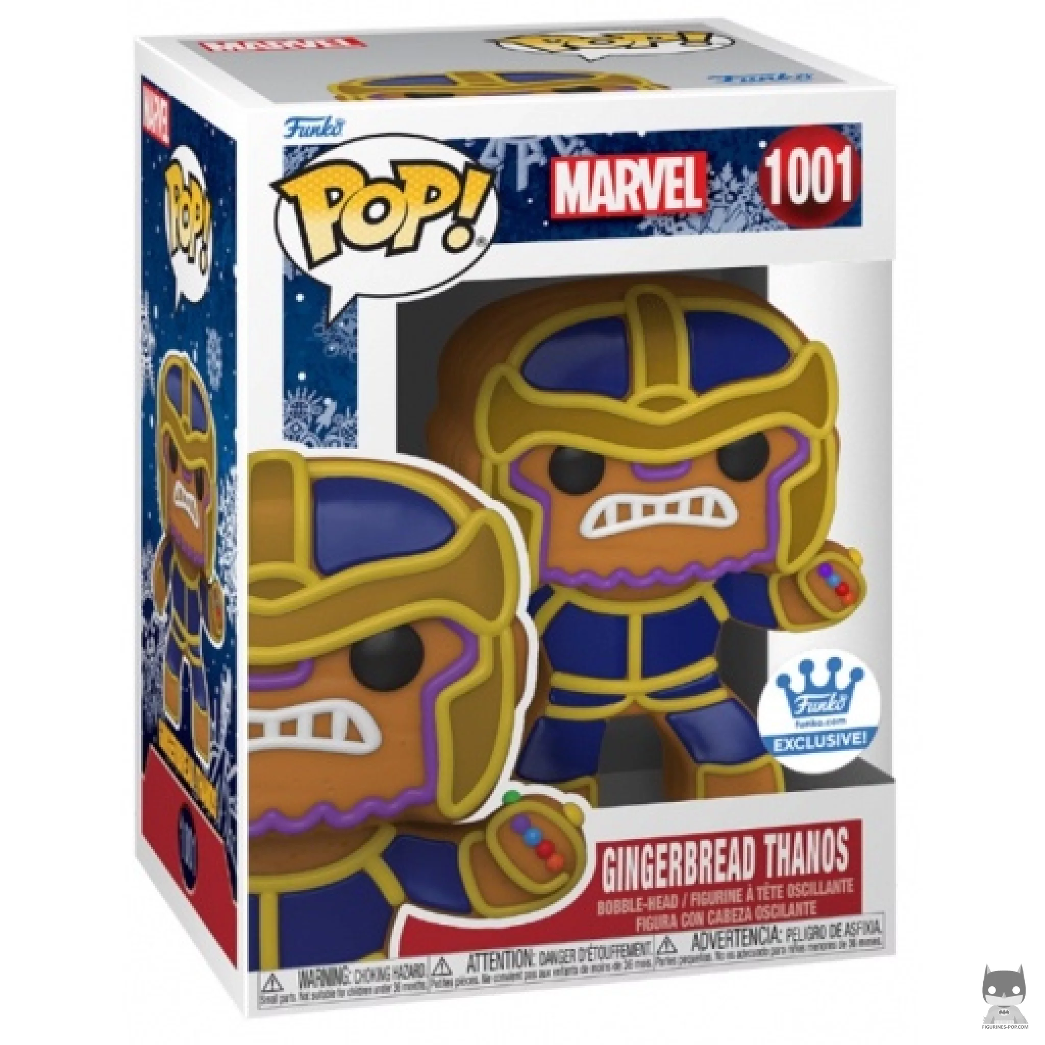 Figura Funko Pop! Thanos de jengibre en su caja