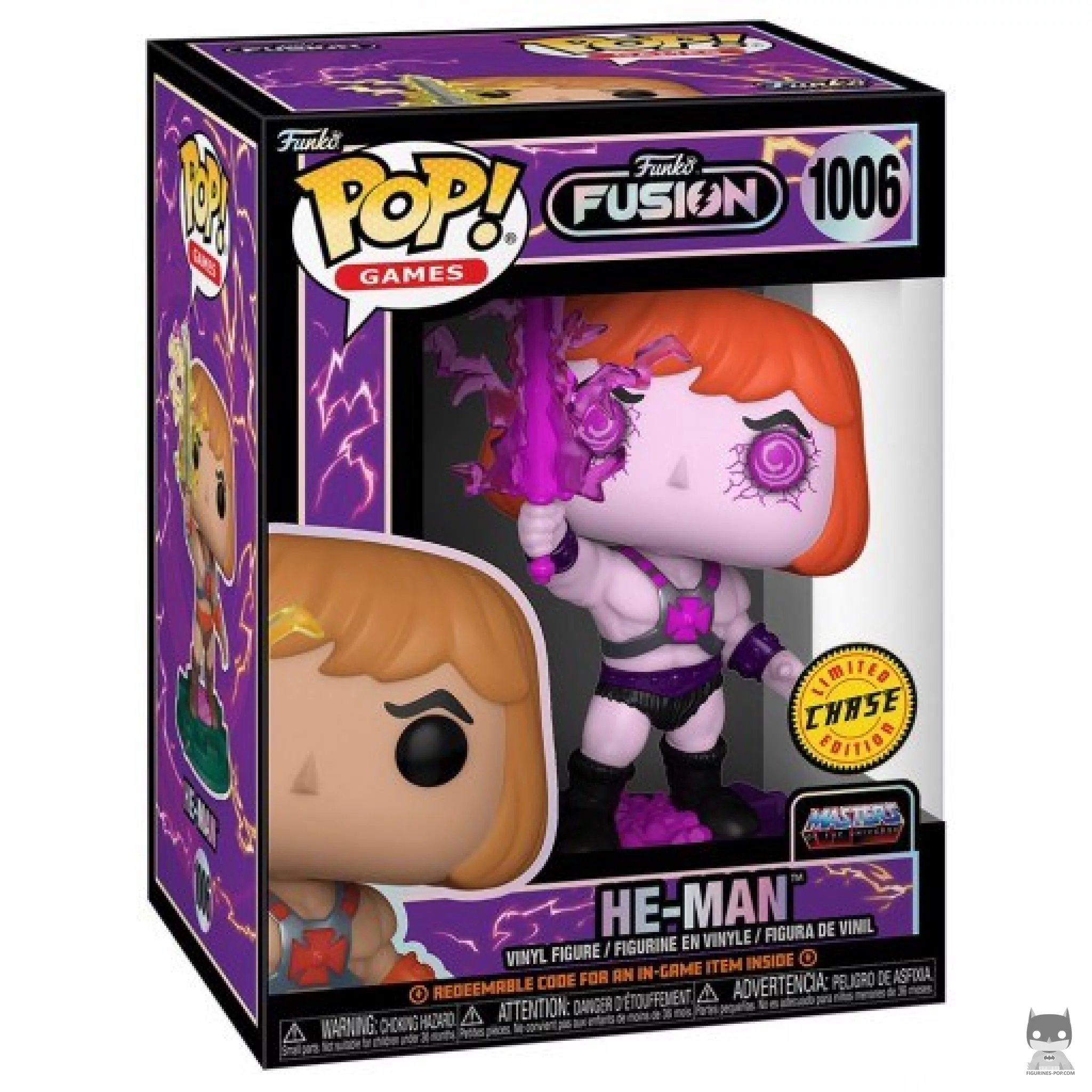 Figura Funko Pop! He-Man (Chase) en su caja