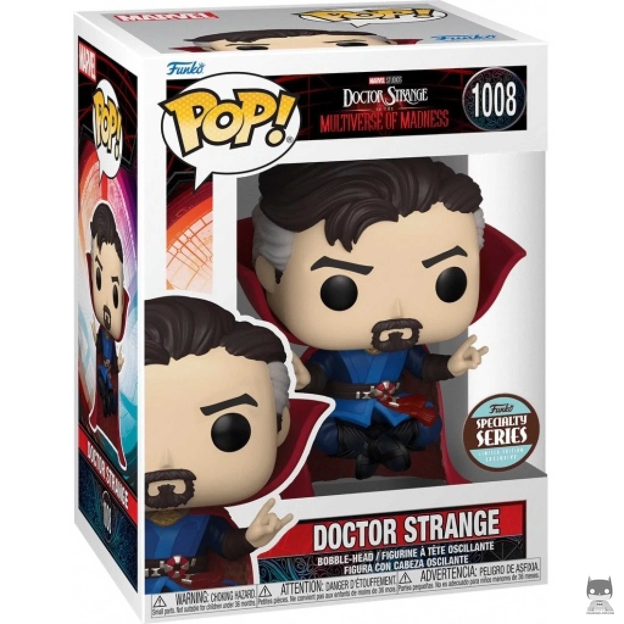 Figura Funko Pop! Doctor Strange en su caja