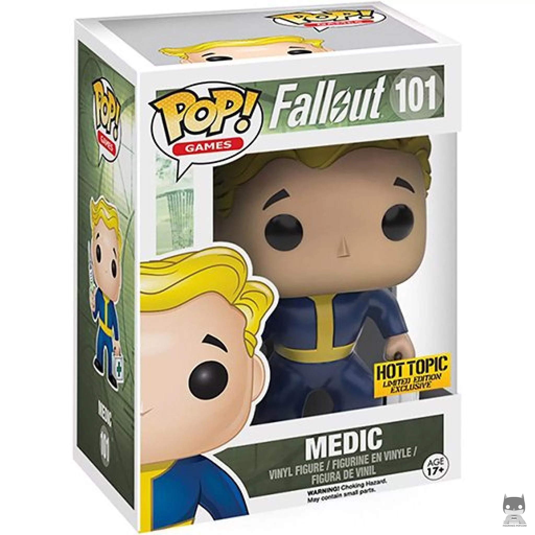Figura Funko Pop! Vault Boy (Habilidad Médico) en su caja