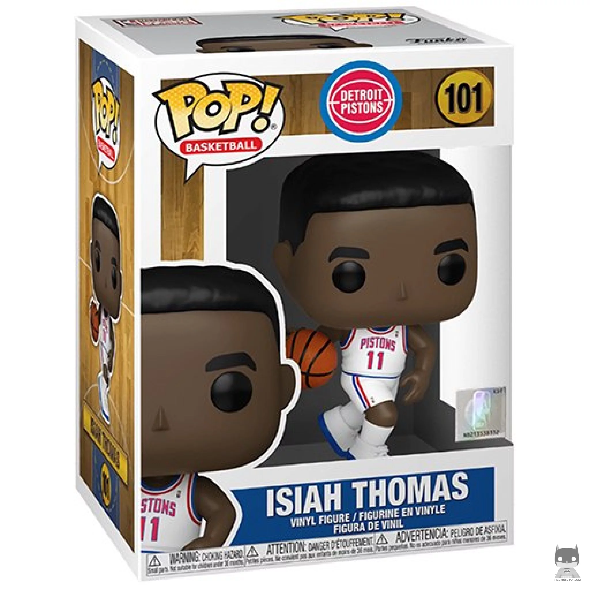 Figura Funko Pop! Isiah Thomas en su caja