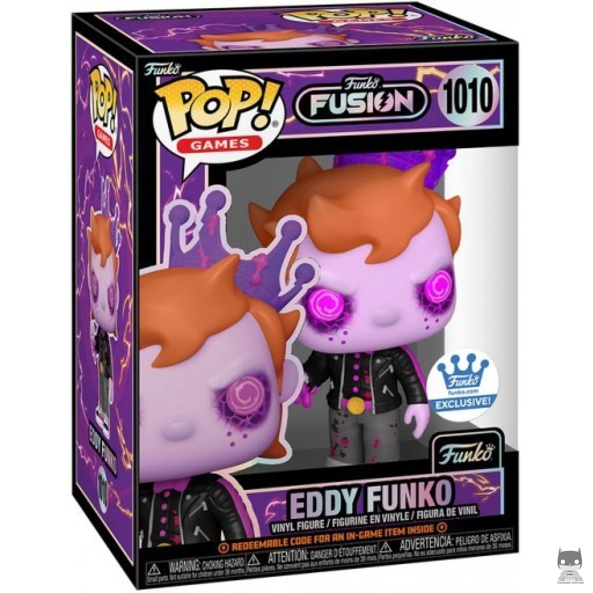 Figura Funko Pop! Eddy Funko en su caja