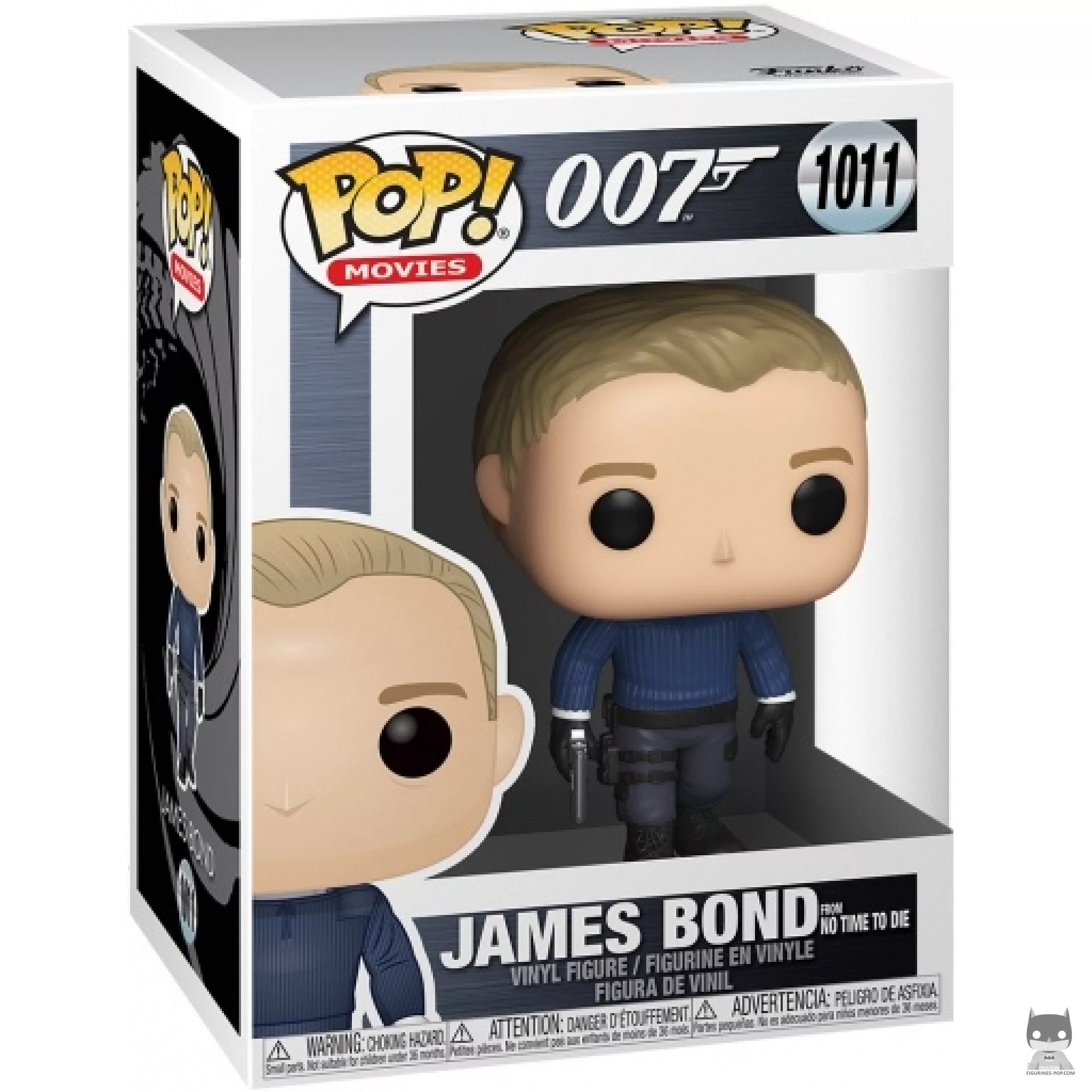 Figura Funko Pop! James Bond (Sin tiempo para morir) en su caja