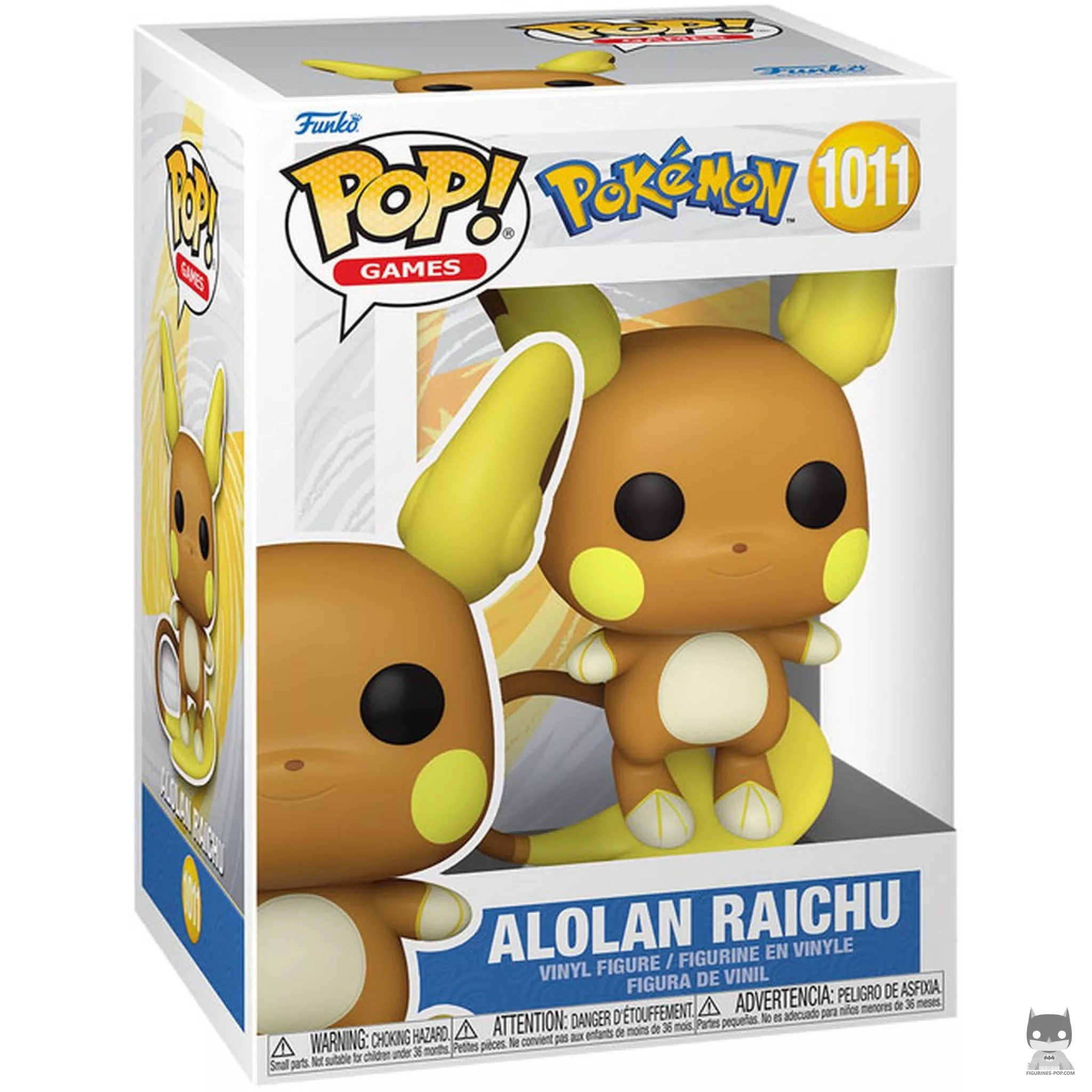 Figura Funko Pop! Raichu de Alola en su caja