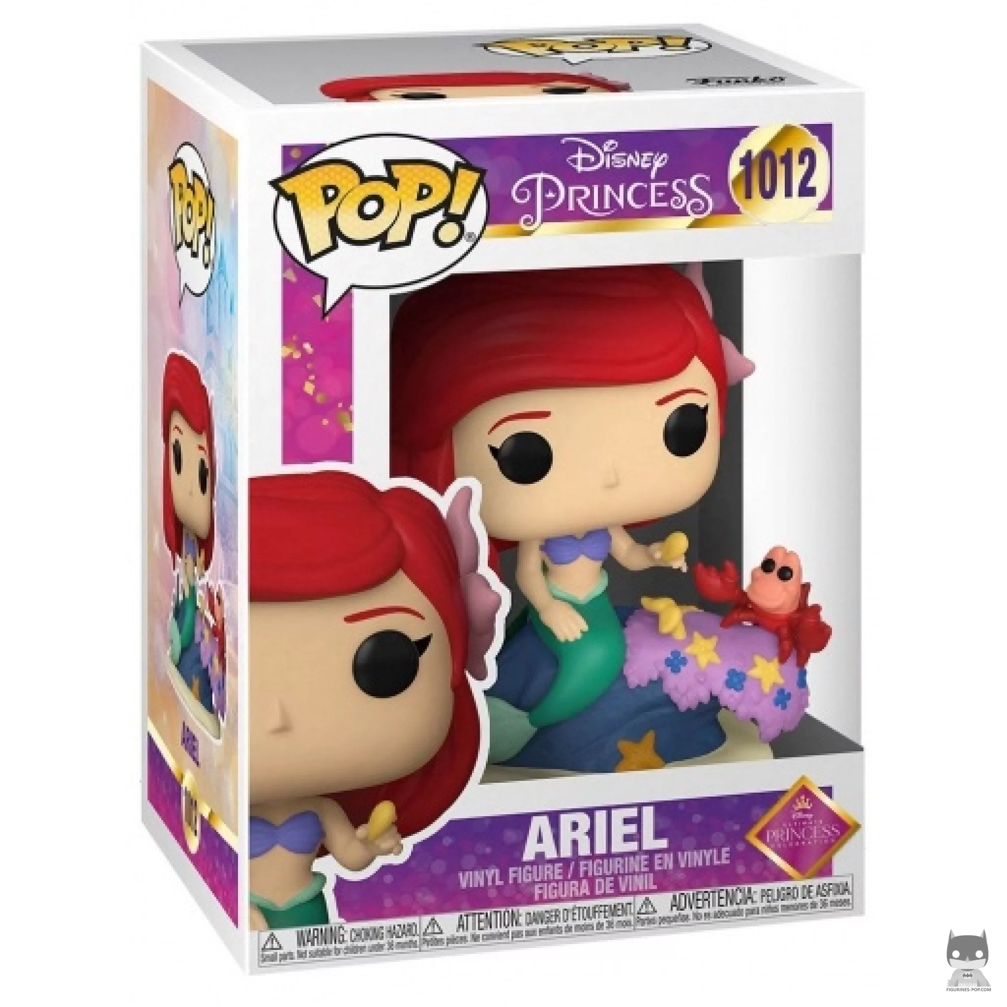 Figura Funko Pop! Ariel en su caja