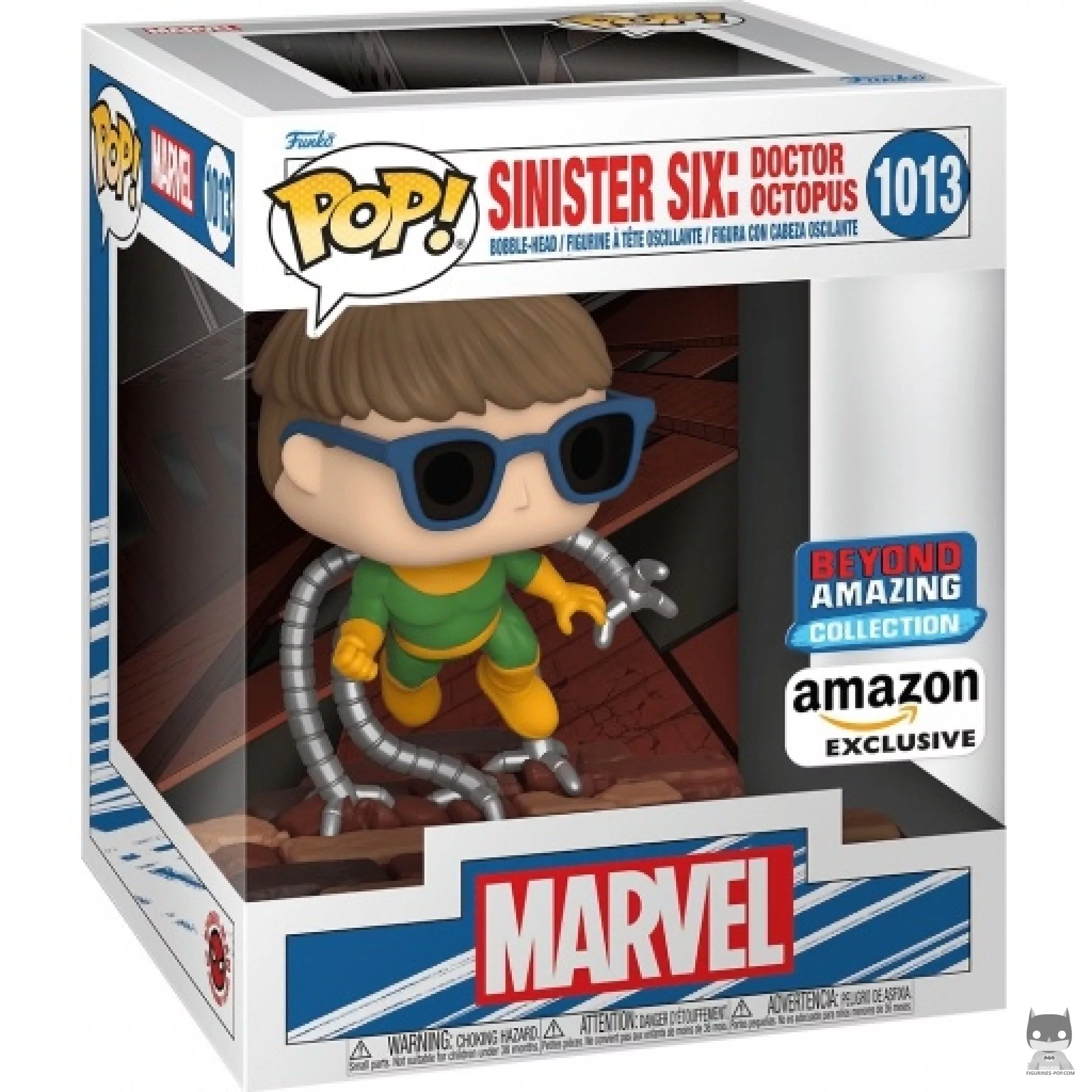 Figura Funko Pop! Seis Siniestros: Doctor Octopus en su caja