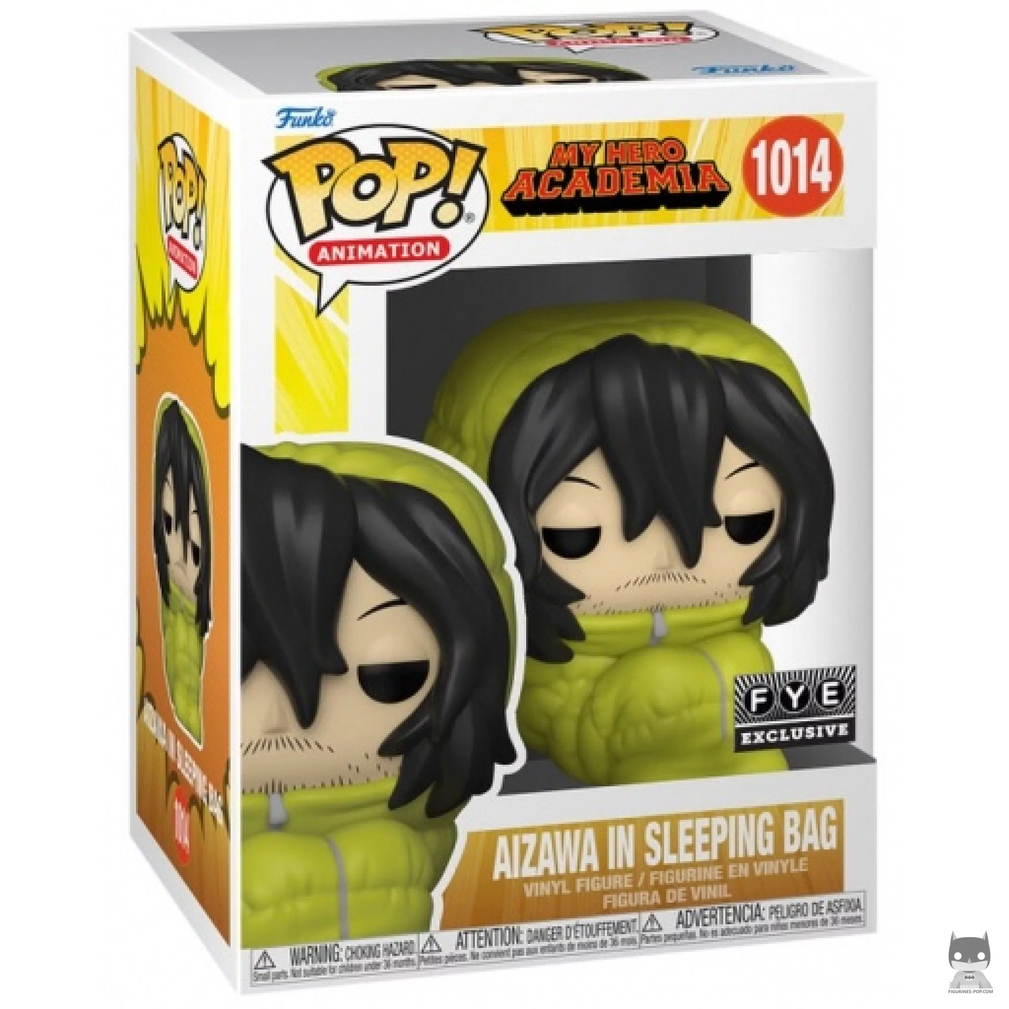 Figura Funko Pop! Aizawa en saco de dormir en su caja
