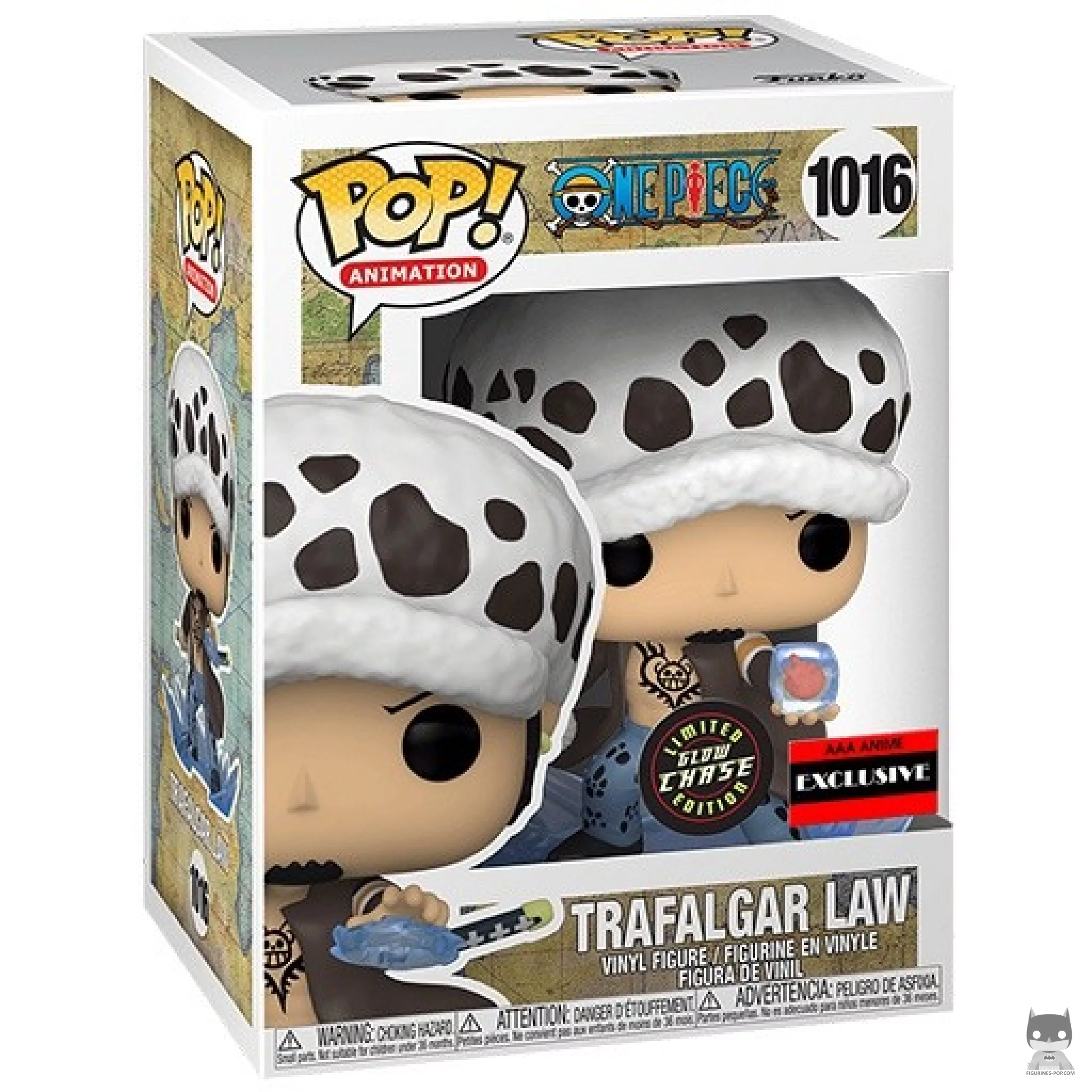 Figura Funko Pop! Trafalgar Law (Chase) en su caja