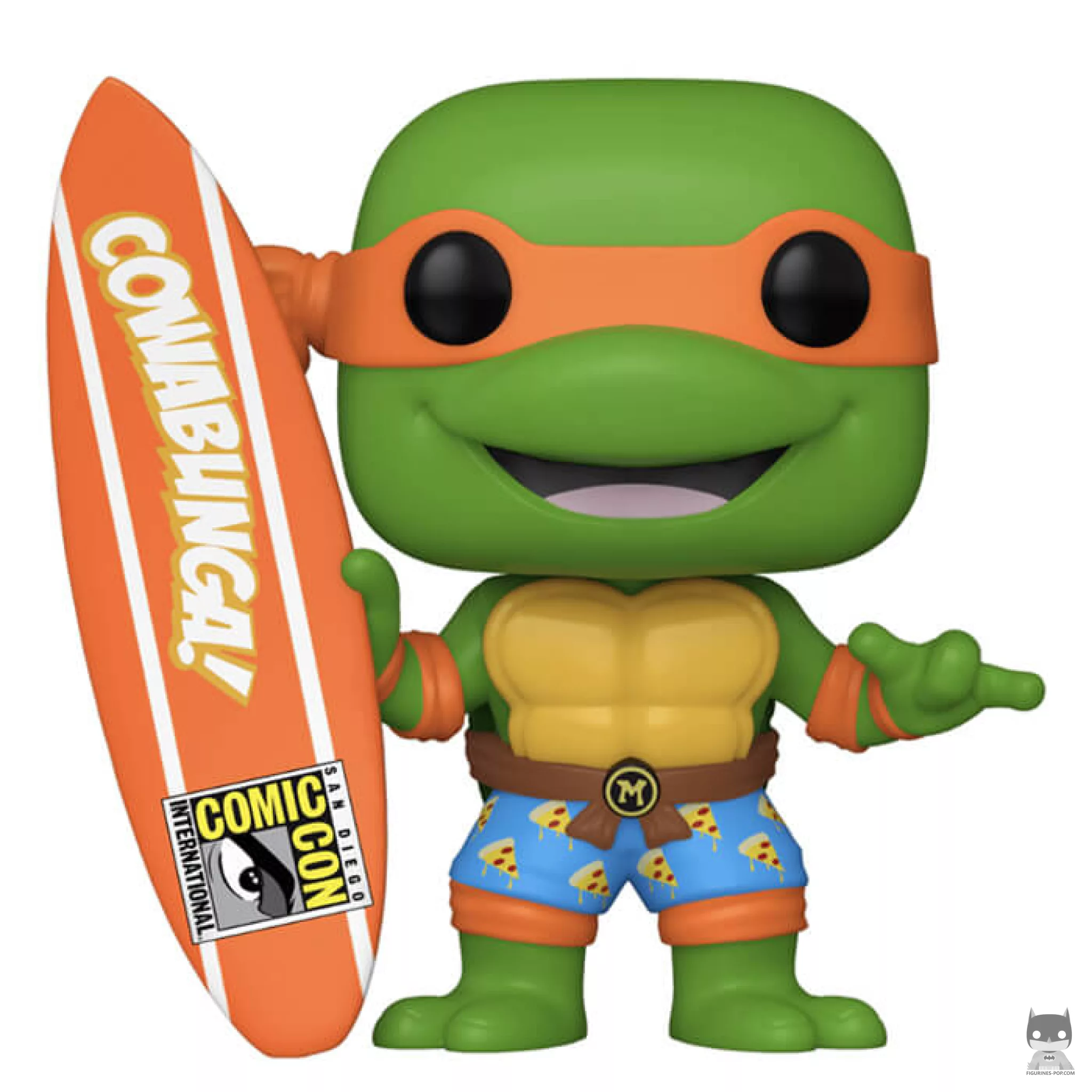Figura Funko Pop! Miguel Ángel con tabla de surf (Tortugas Ninja)