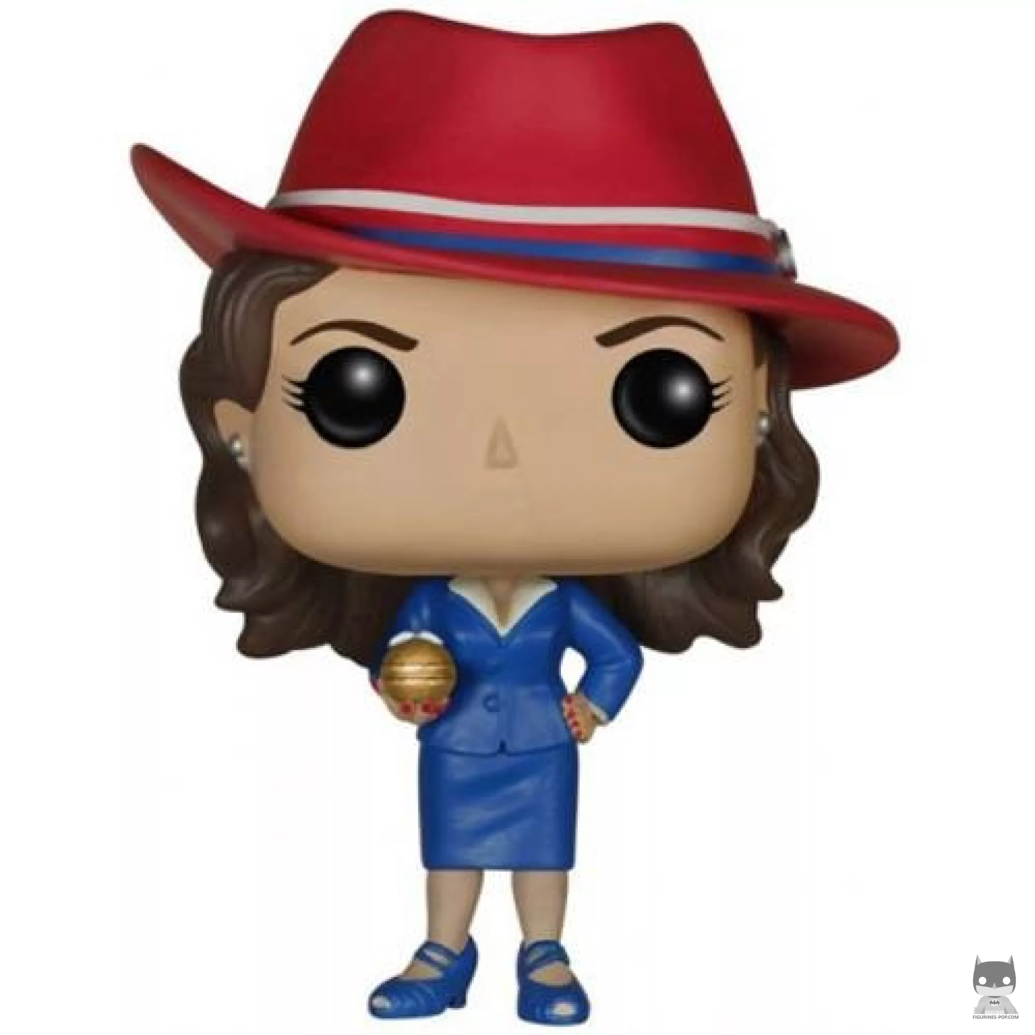 Figura Funko Pop! Agente Peggy Carter (con orbe dorado) (Marvel: Agentes de S.H.I.E.L.D.)