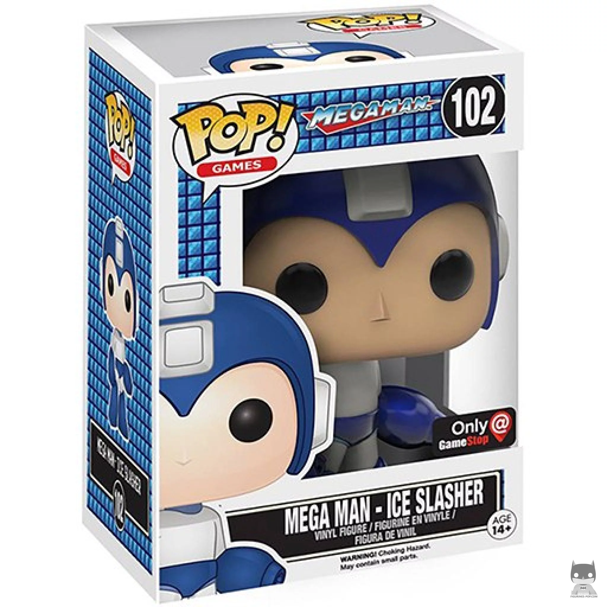Figura Funko Pop! Mega Man (Ice Slasher) en su caja