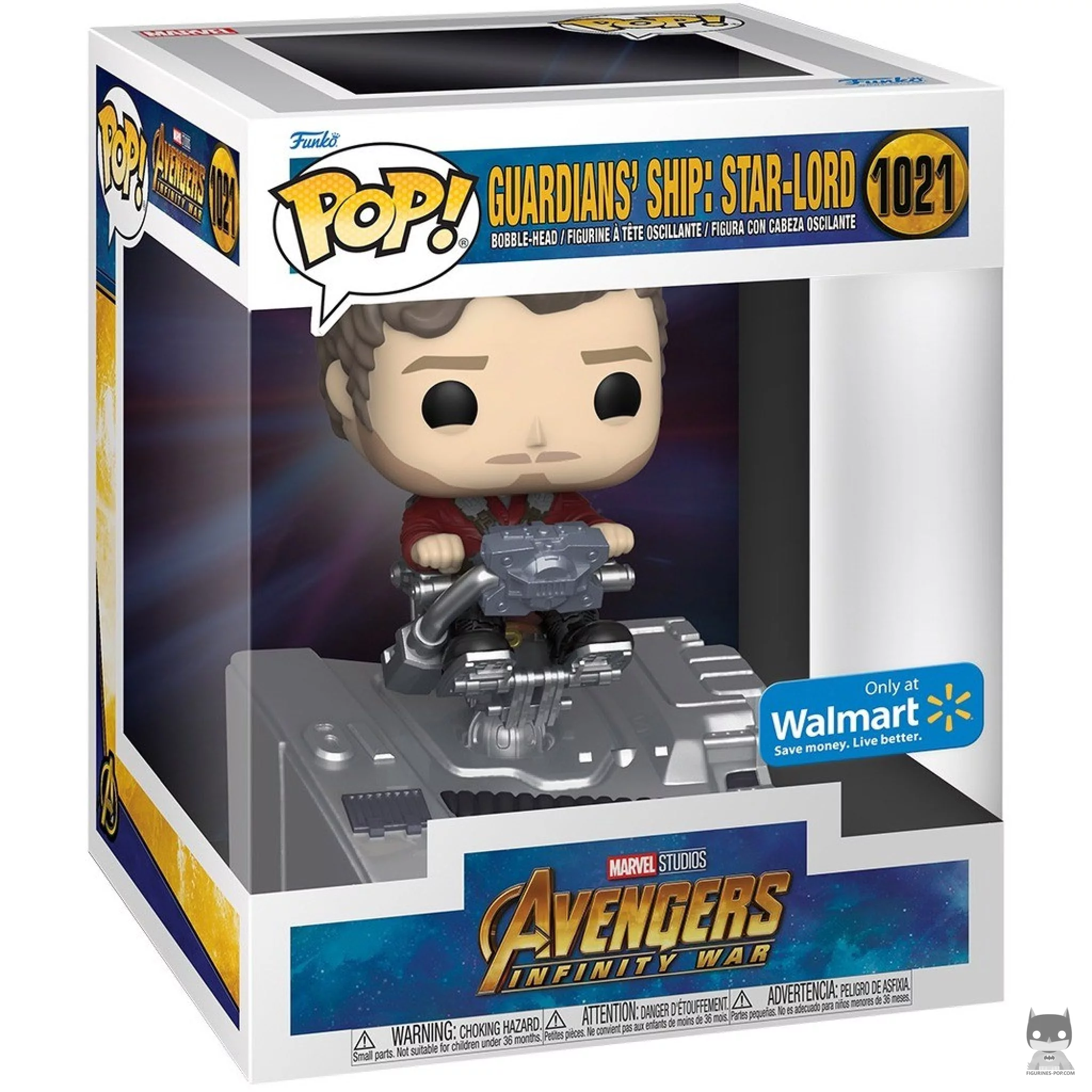 Figura Funko Pop! Nave Benatar: Star-Lord en su caja