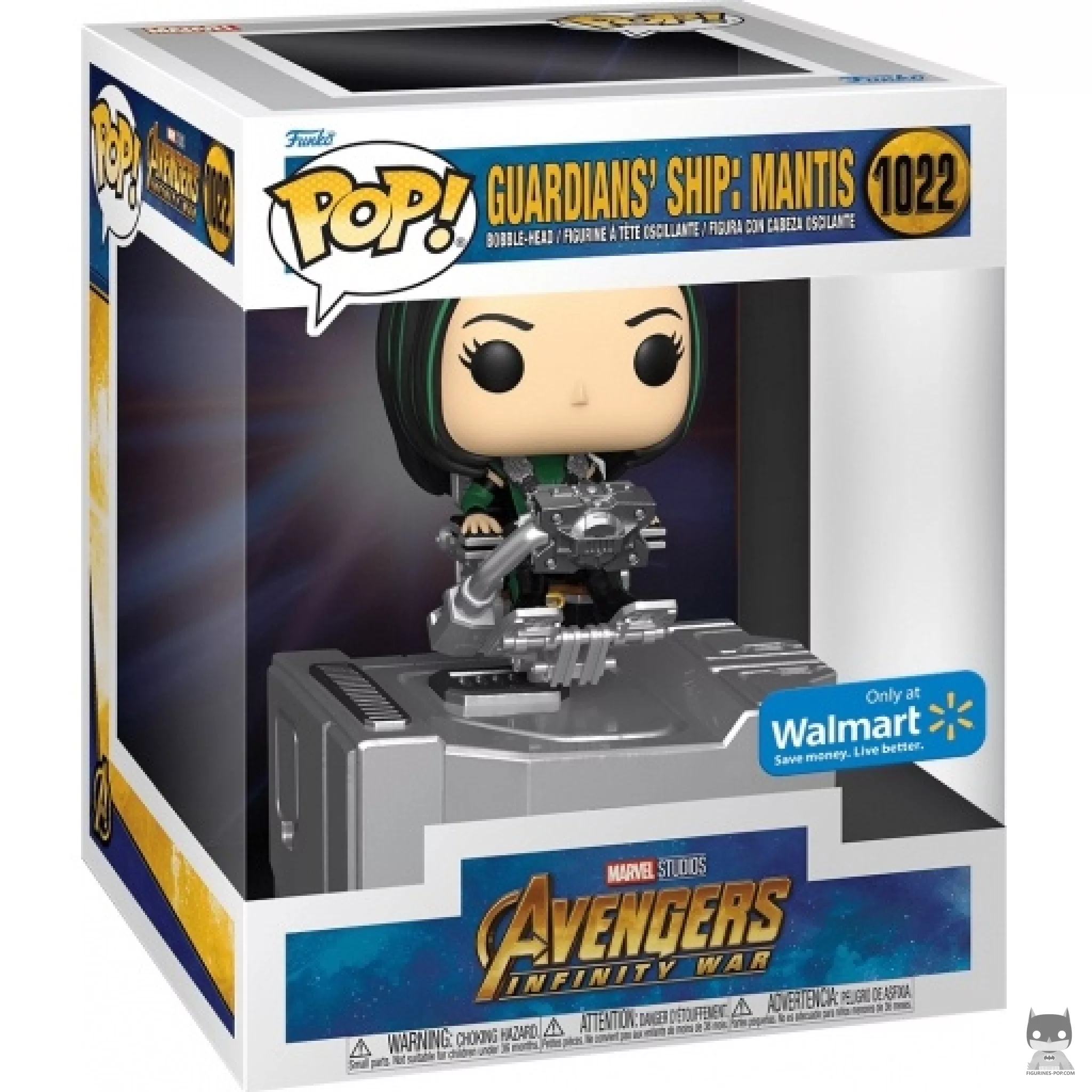 Figura Funko Pop! Nave Benatar: Mantis en su caja