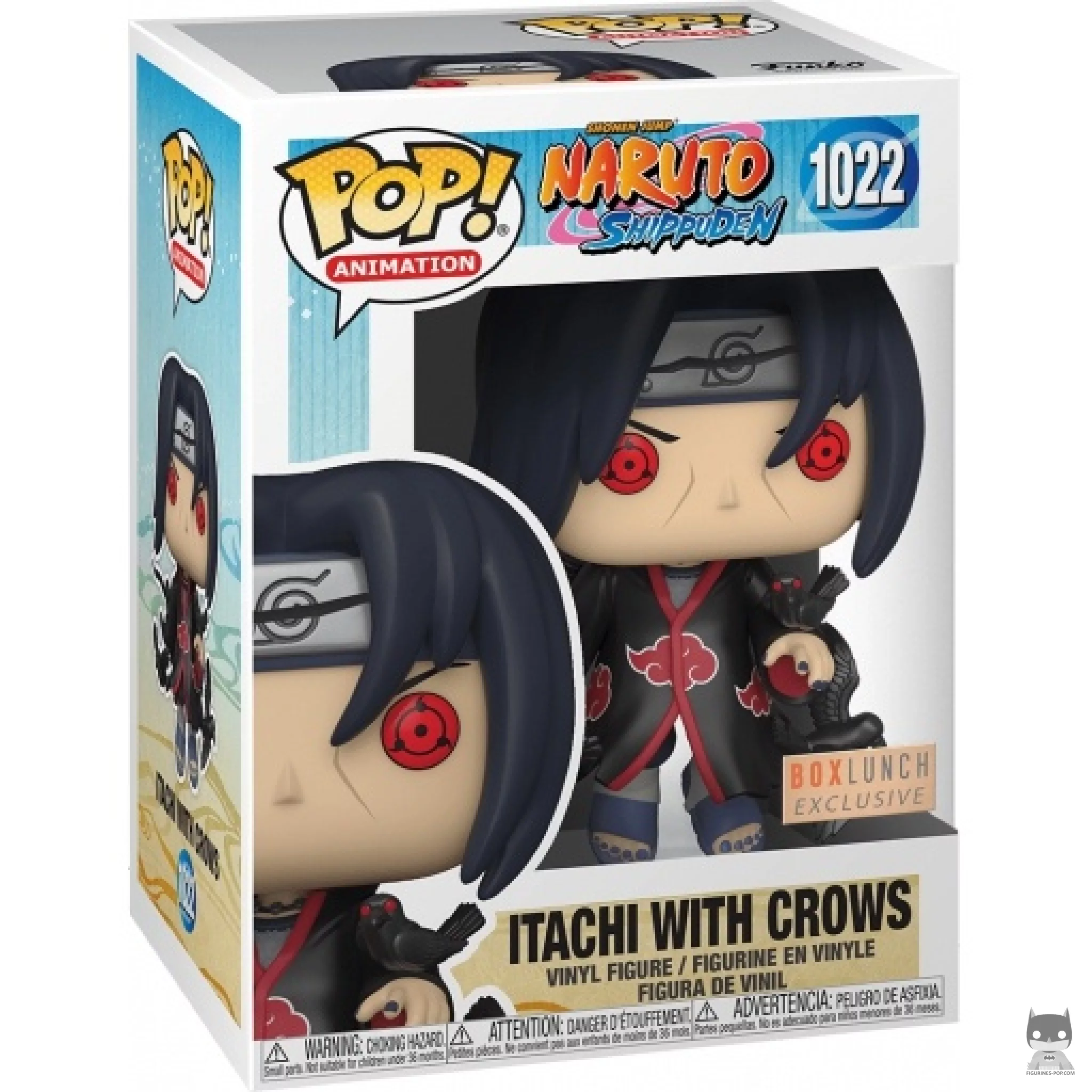 Figura Funko Pop! Itachi con cuervos en su caja