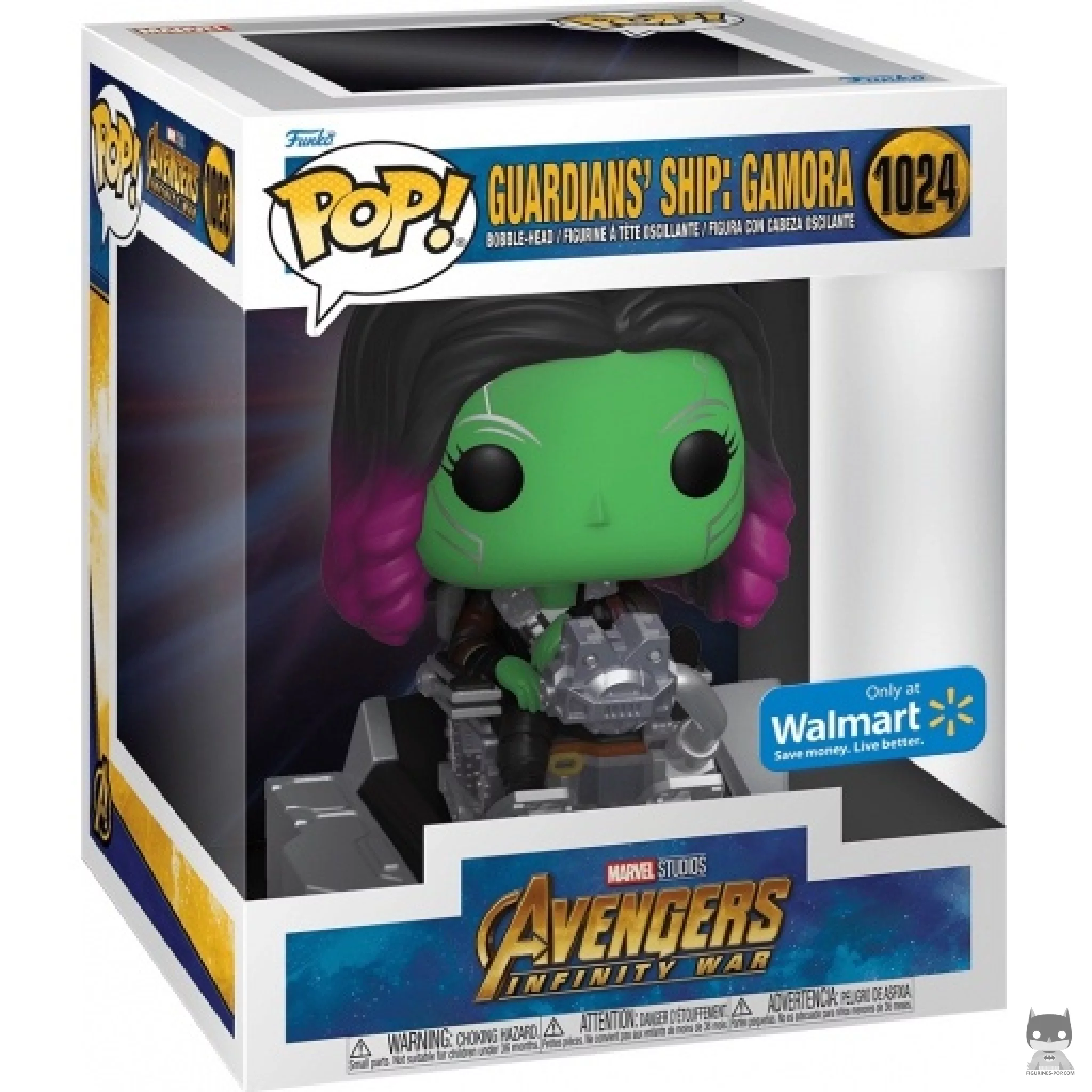 Figura Funko Pop! Nave Benatar: Gamora en su caja