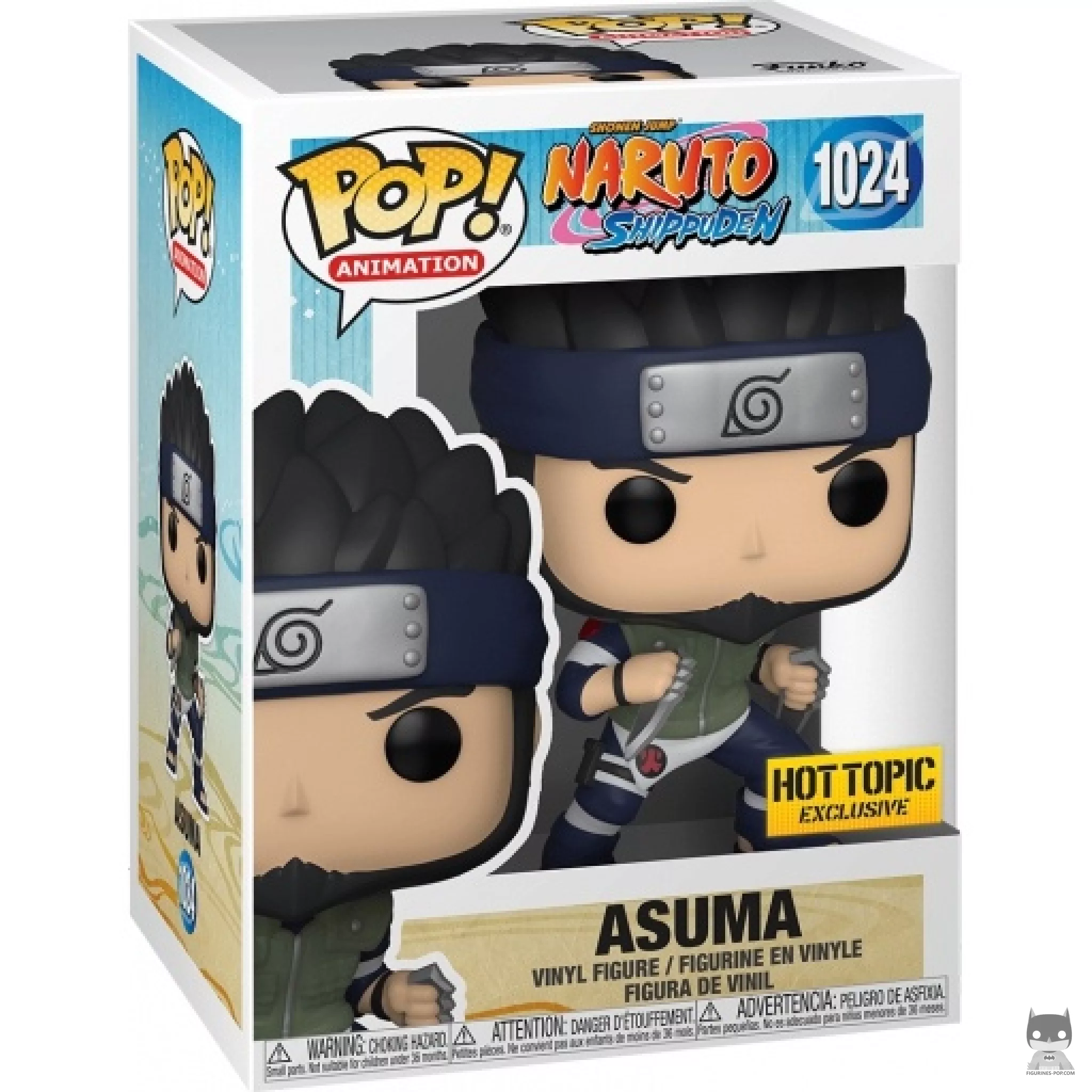 Figura Funko Pop! Asuma (Metalizado) en su caja