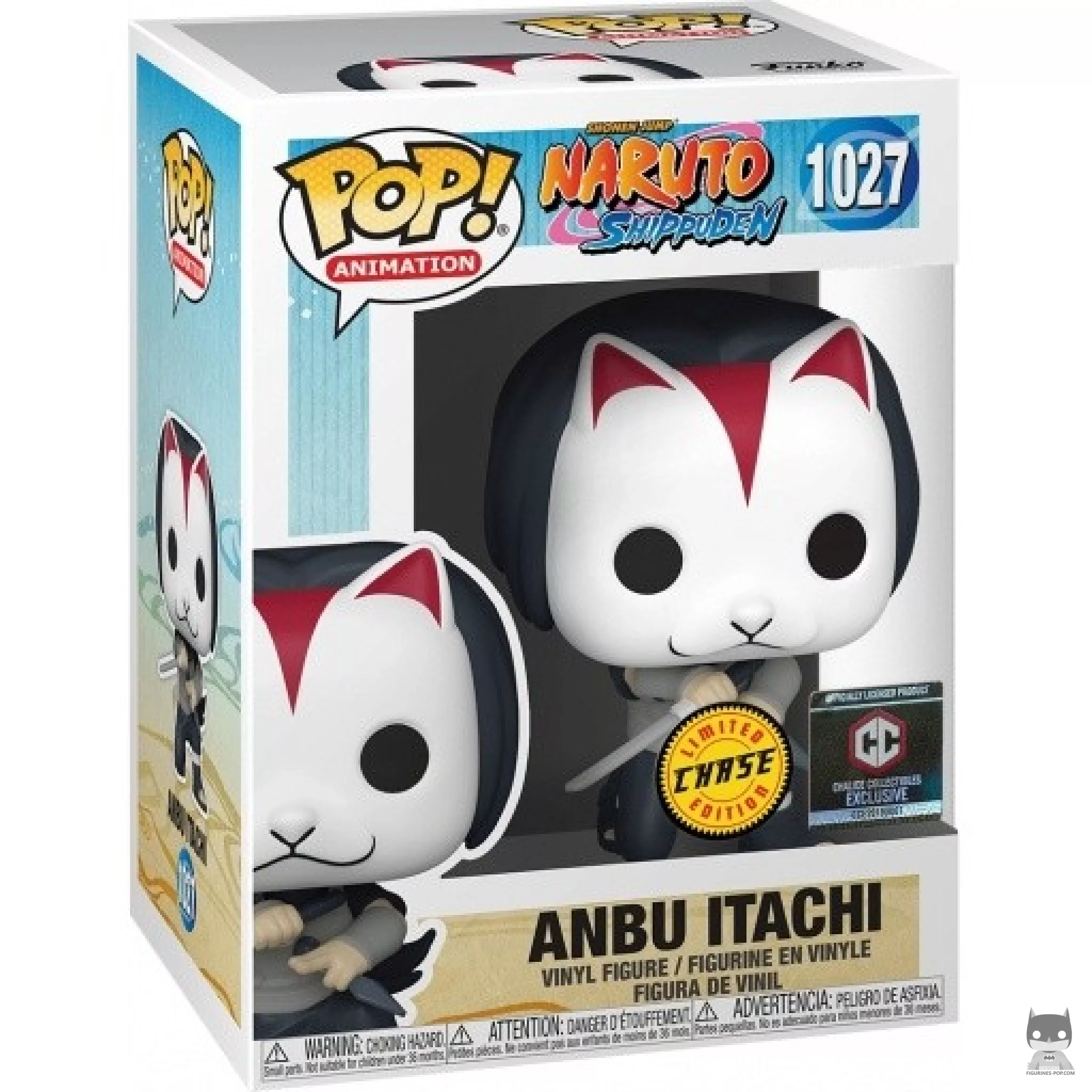 Figura Funko Pop! Itachi ANBU (Chase) en su caja
