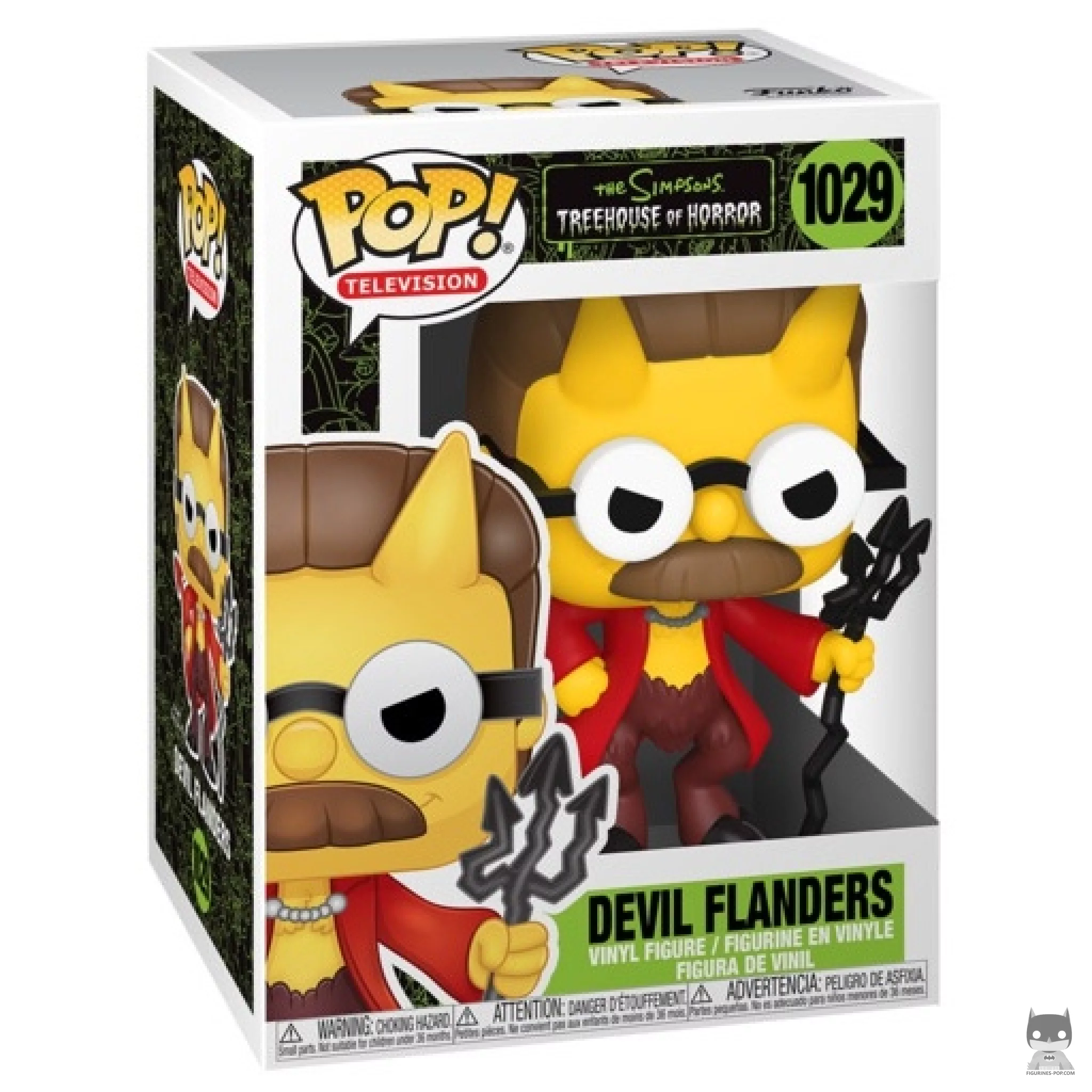 Figura Funko Pop! Flanders diablo en su caja