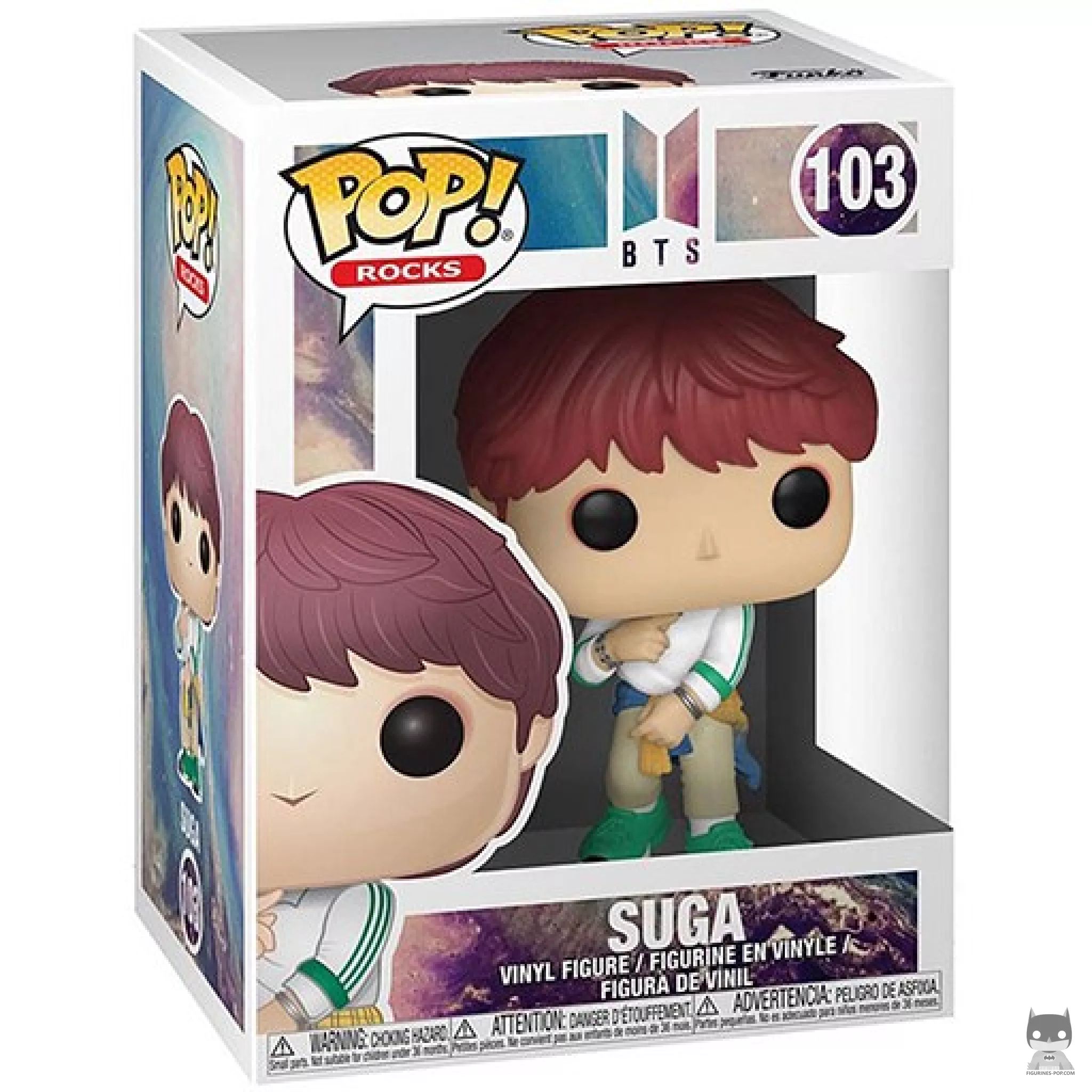Figura Funko Pop! Suga en su caja