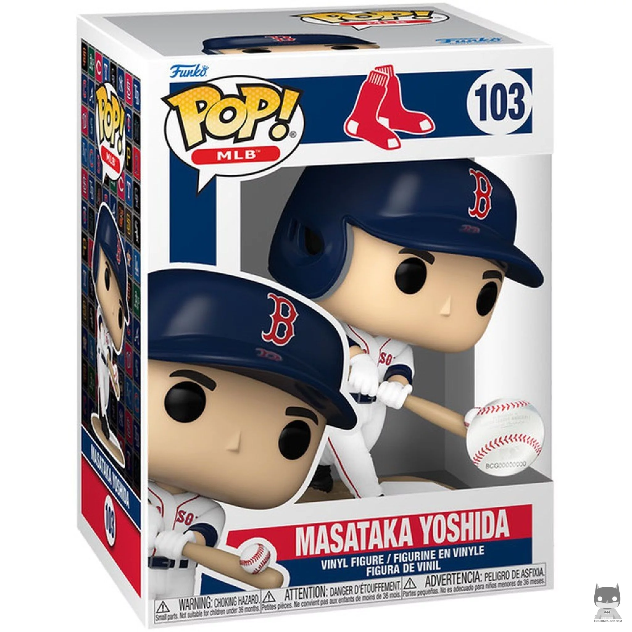 Figura Funko Pop! Masataka Yoshida en su caja