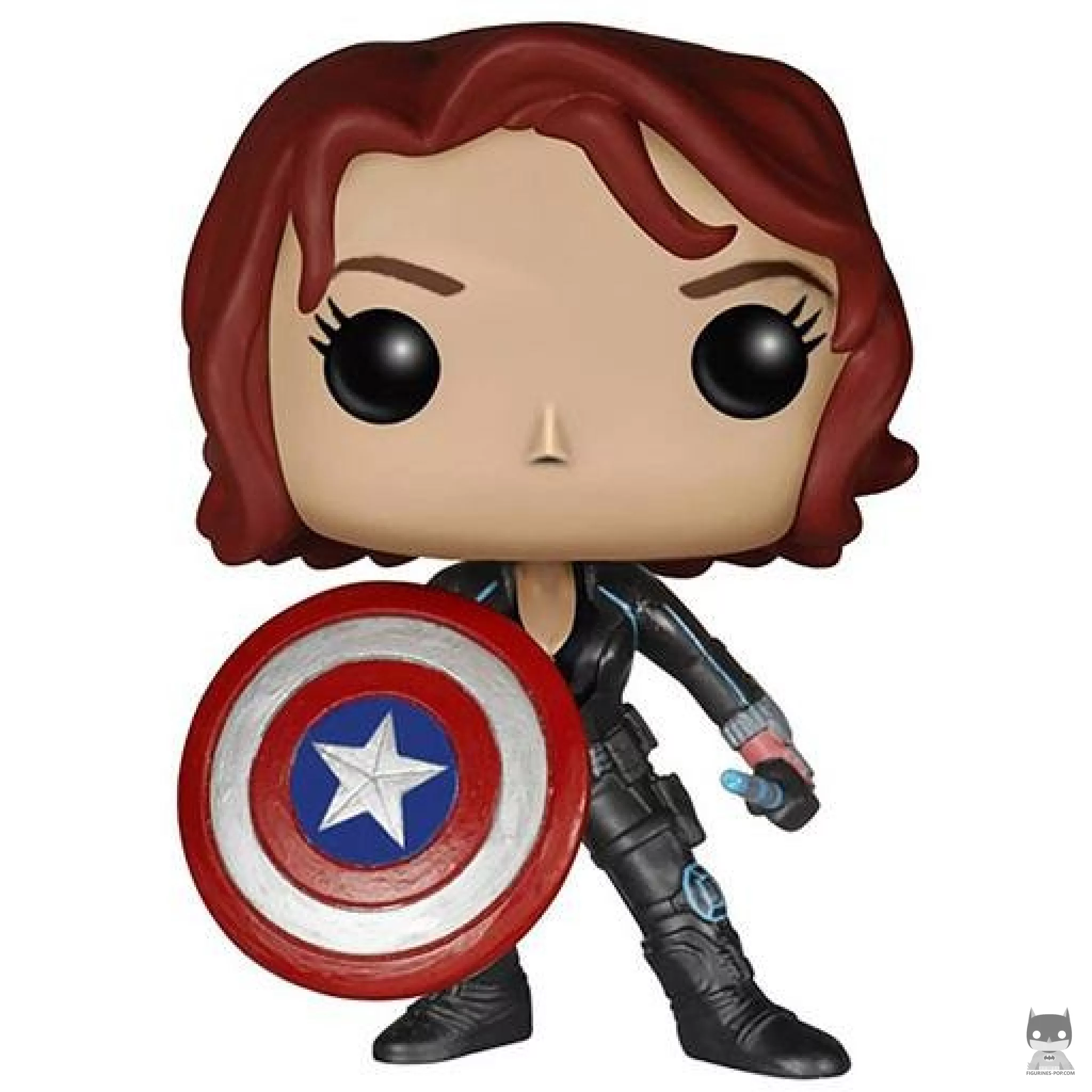 Figura Funko Pop! Viuda Negra (con escudo) (Vengadores: La era de Ultrón)