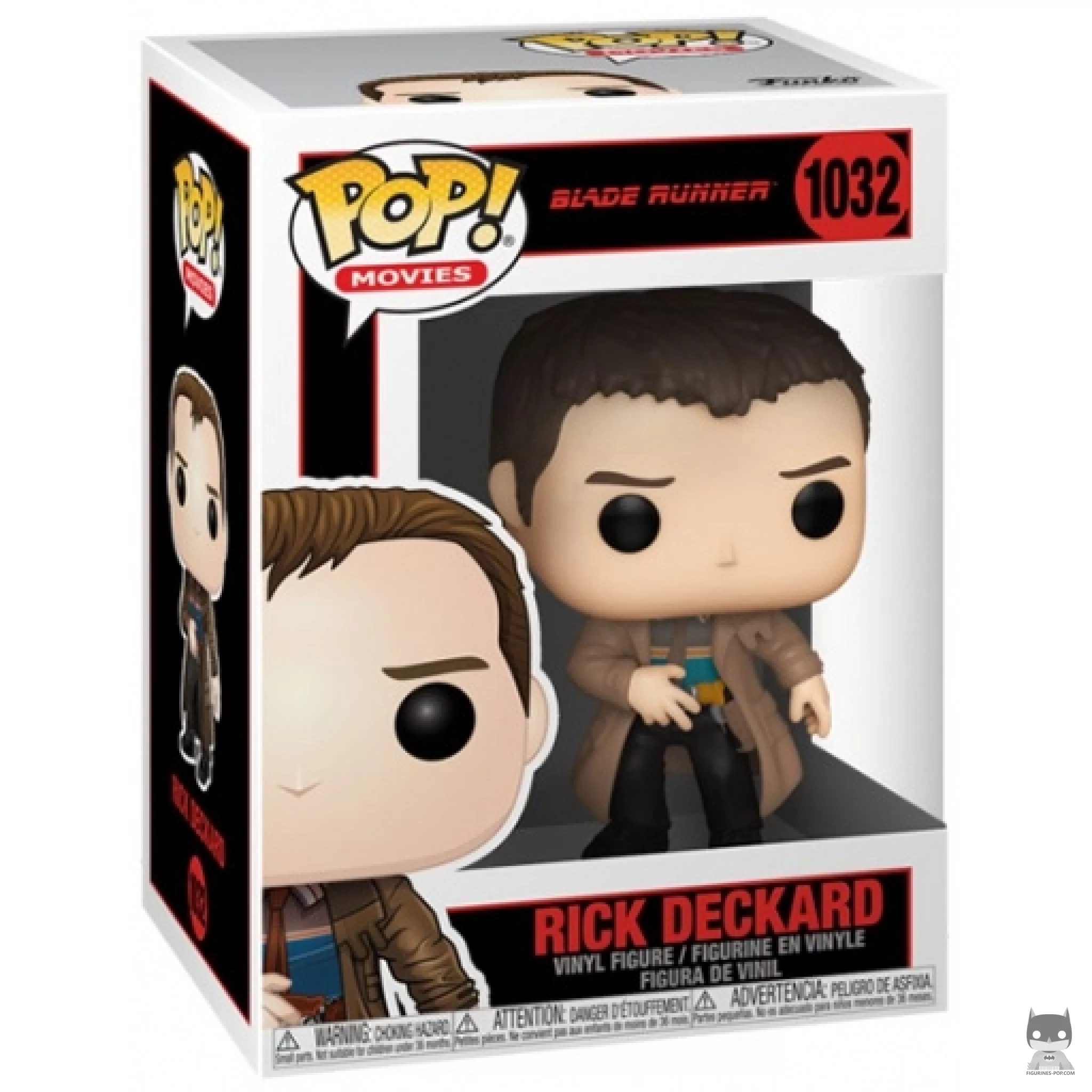 Figura Funko Pop! Rick Deckard en su caja