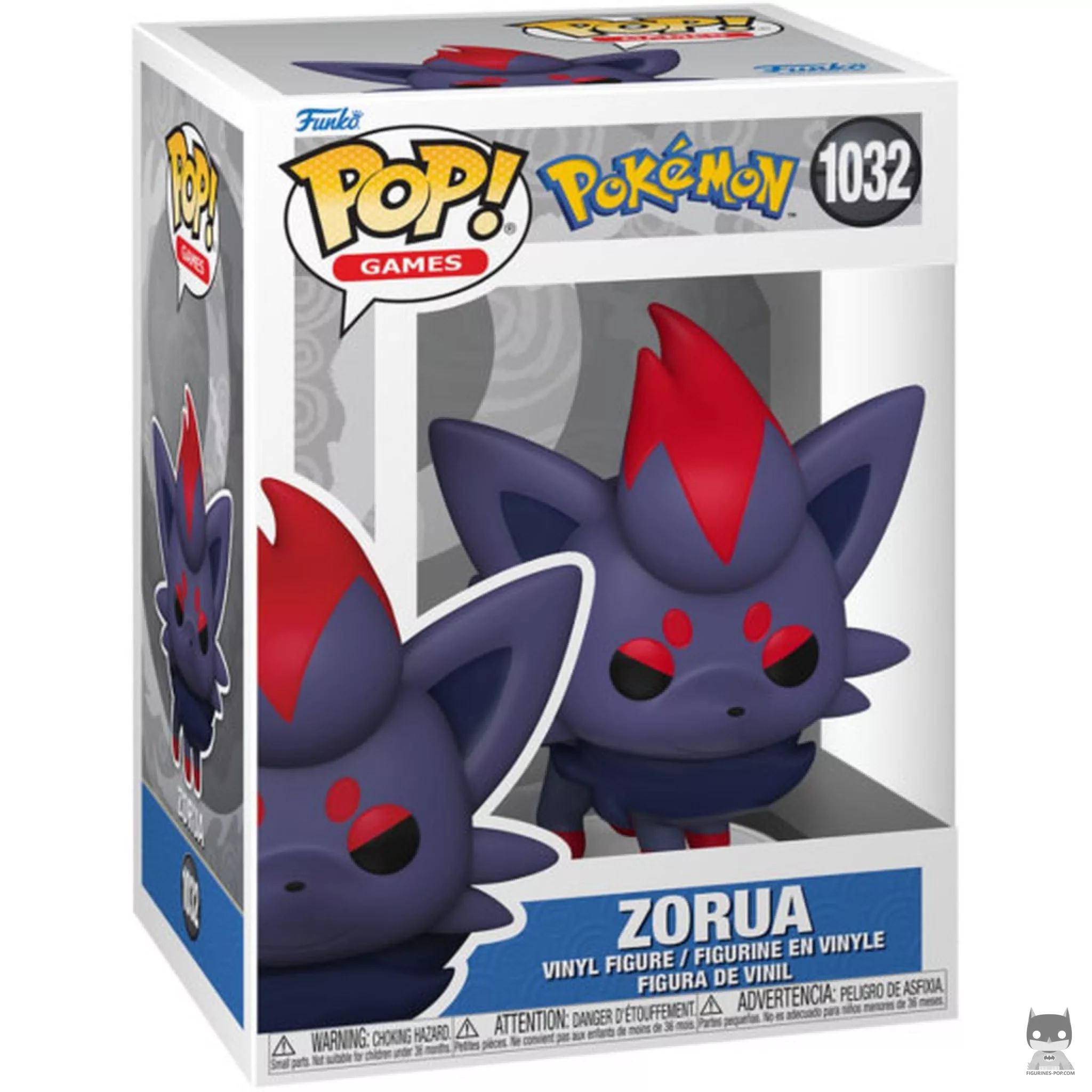 Figura Funko Pop! Zorua en su caja