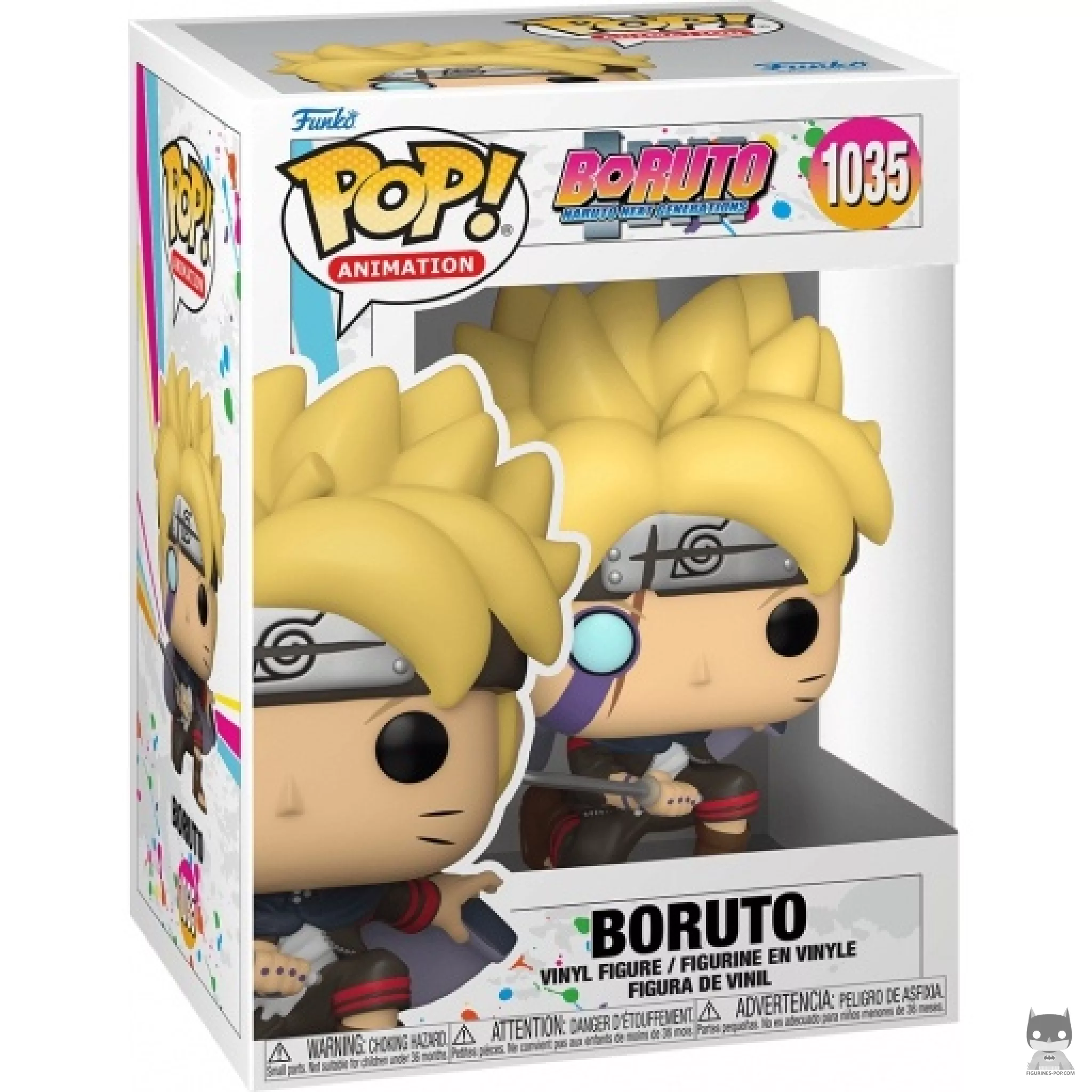 Figura Funko Pop! Boruto en su caja