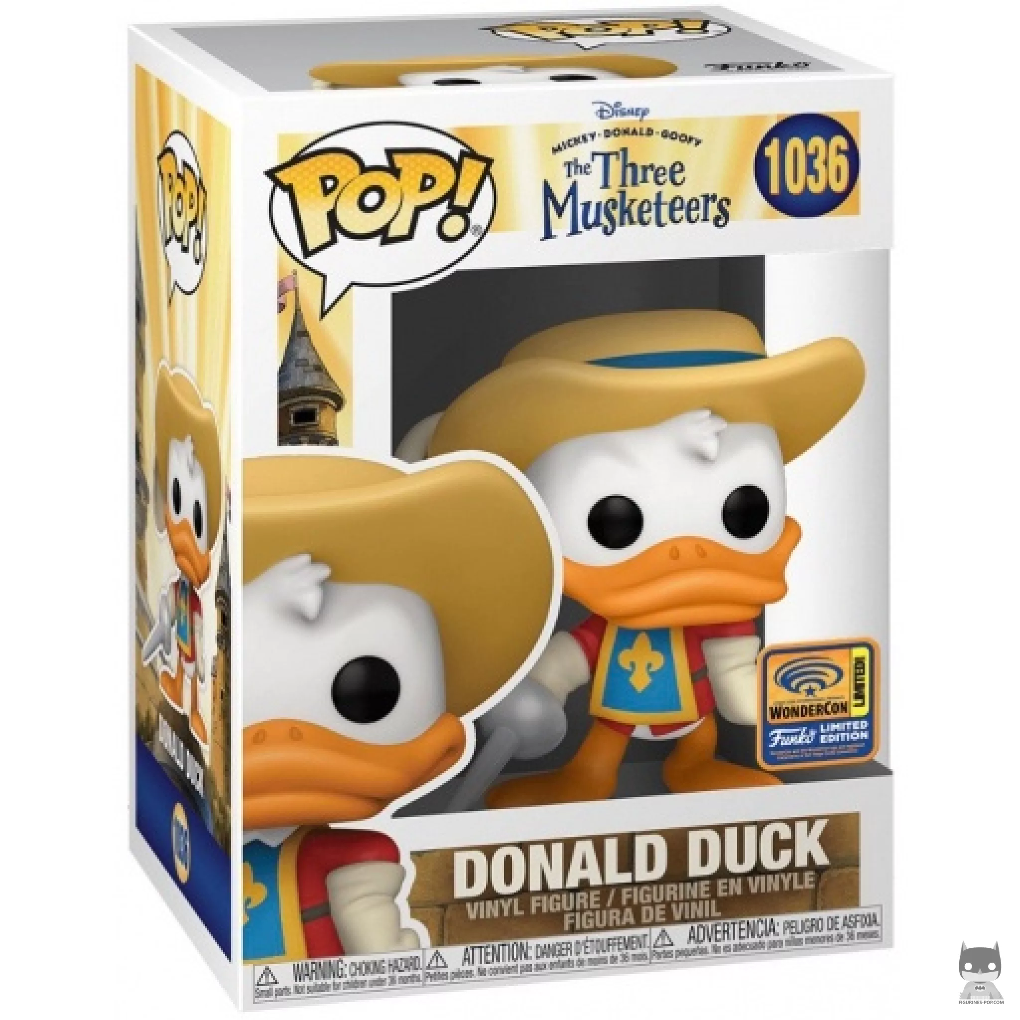 Figura Funko Pop! Pato Donald en su caja