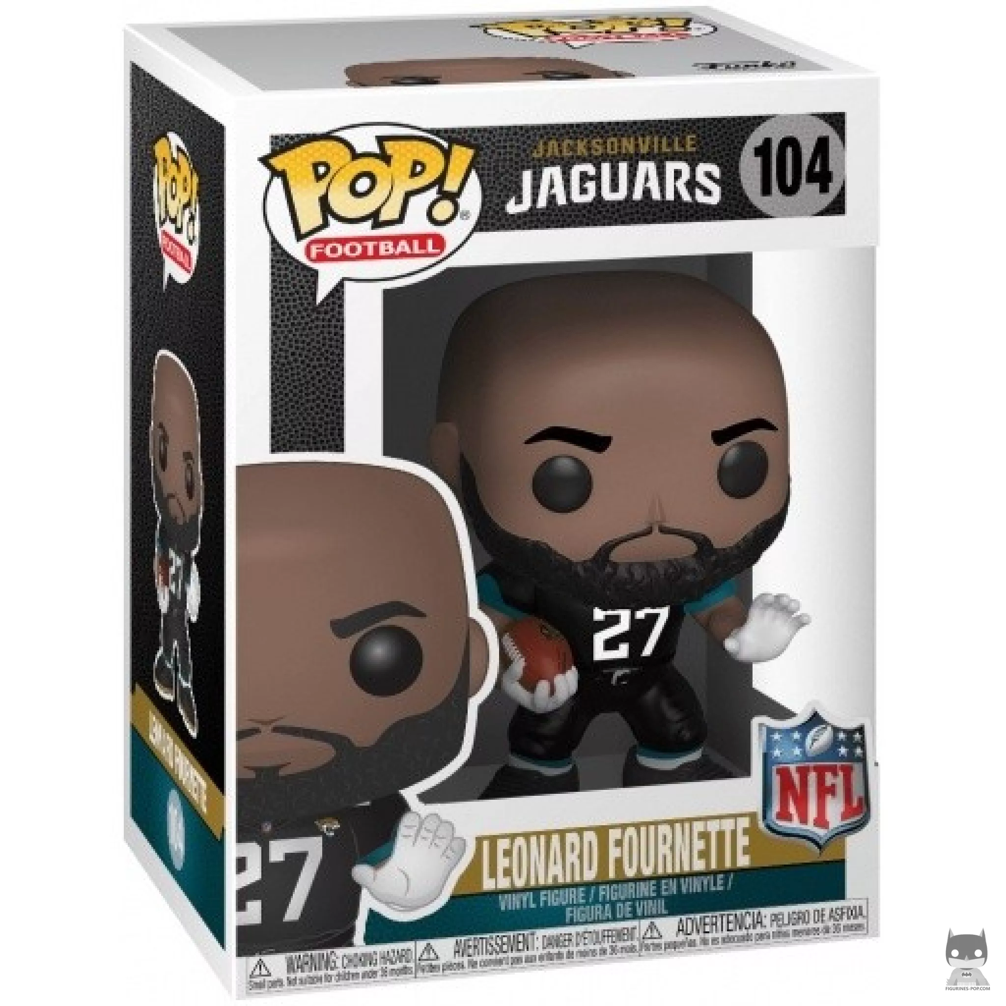 Figura Funko Pop! Leonard Fournette en su caja