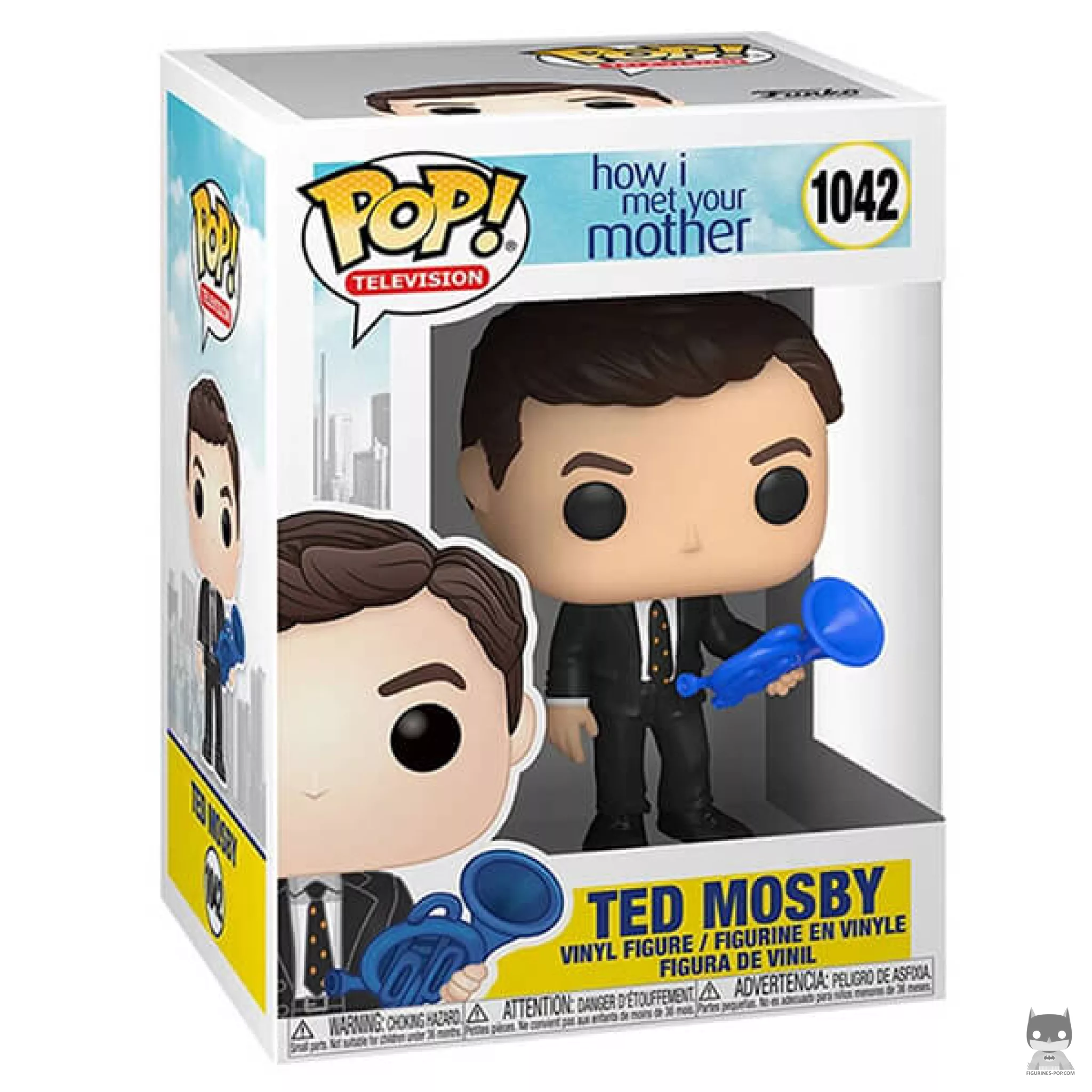 Figura Funko Pop! Ted Mosby en su caja