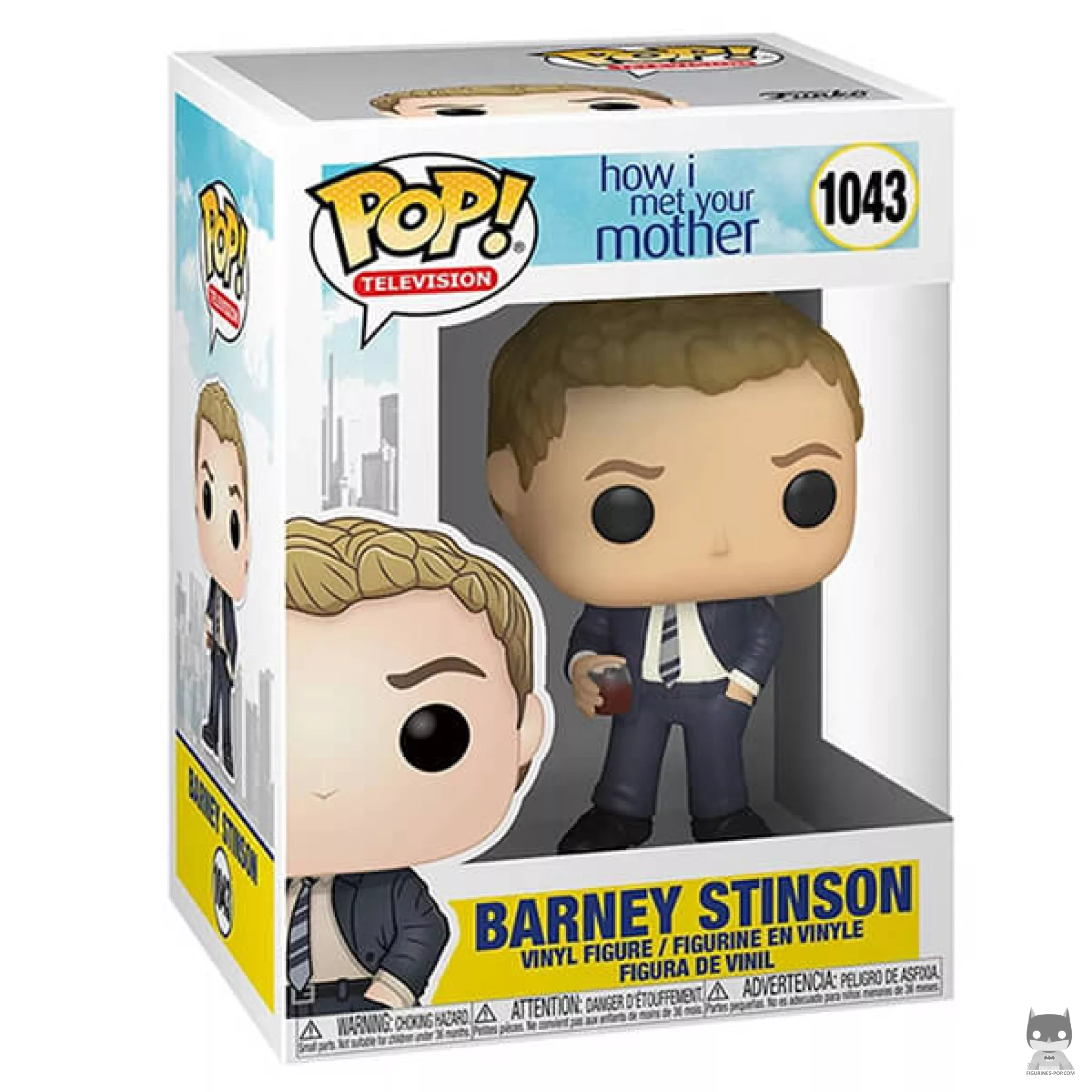 Figura Funko Pop! Barney Stinson en su caja