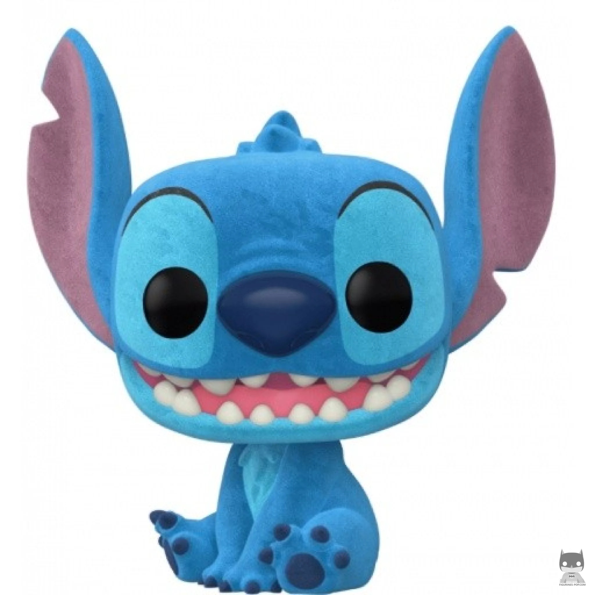 Figura Funko Pop! Stitch sonriendo (Flocado) (Lilo y Stitch)