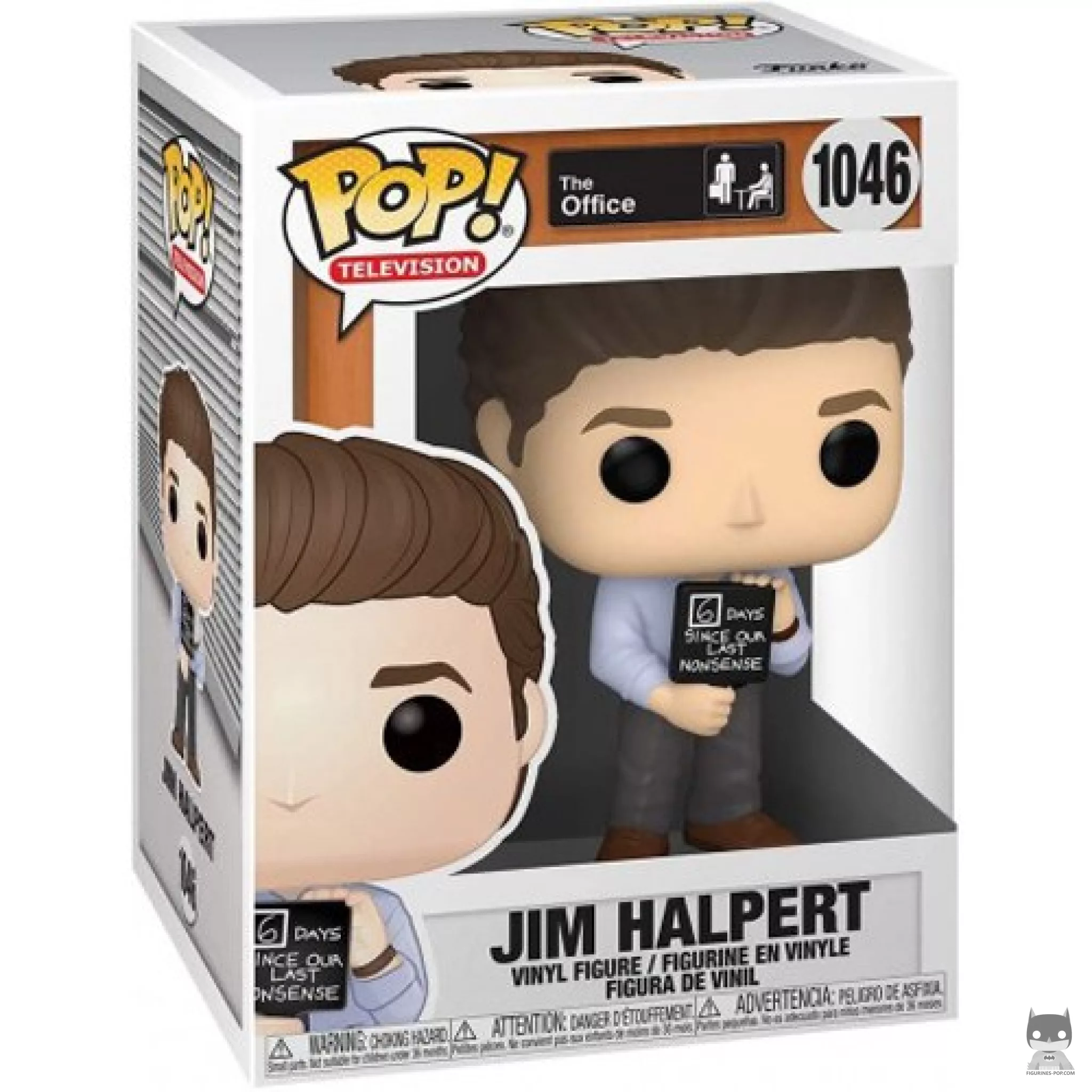 Figura Funko Pop! Jim Halpert en su caja