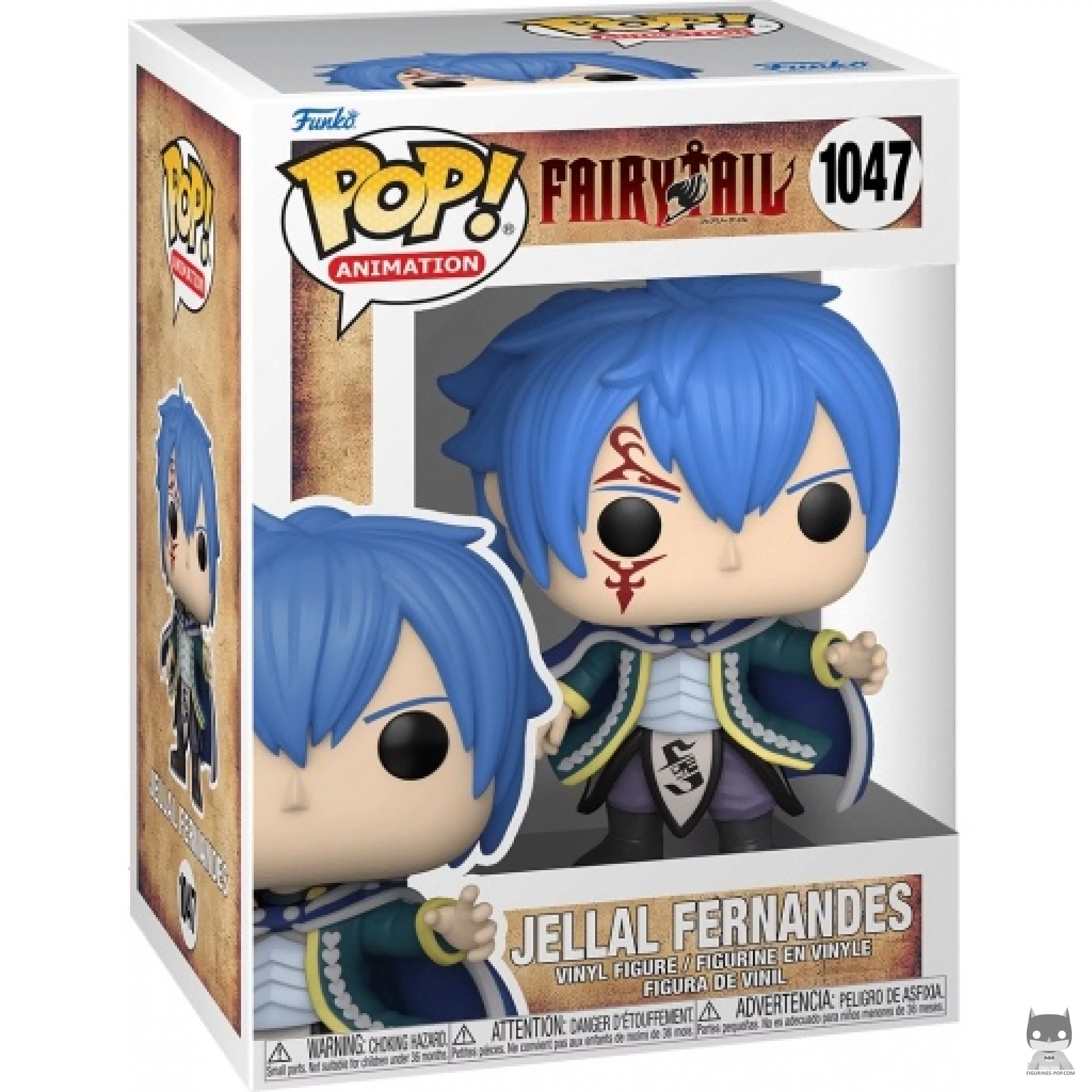 Figura Funko Pop! Jellal Fernandes en su caja