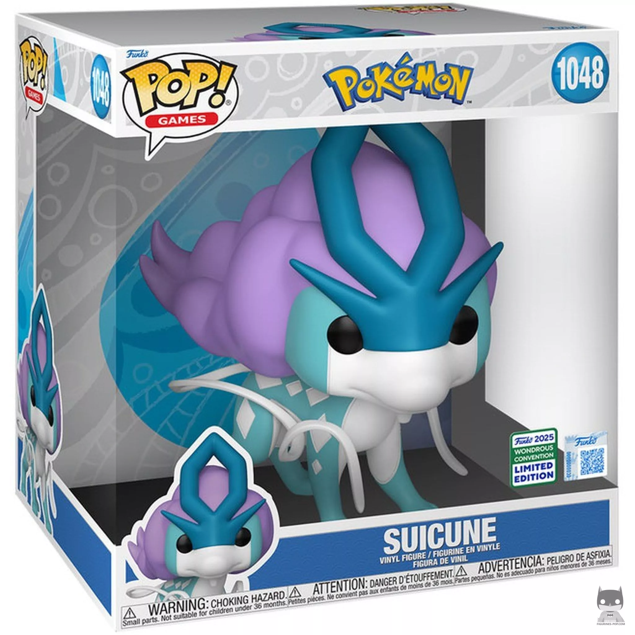 Figura Funko Pop! Suicune (Supersized) en su caja