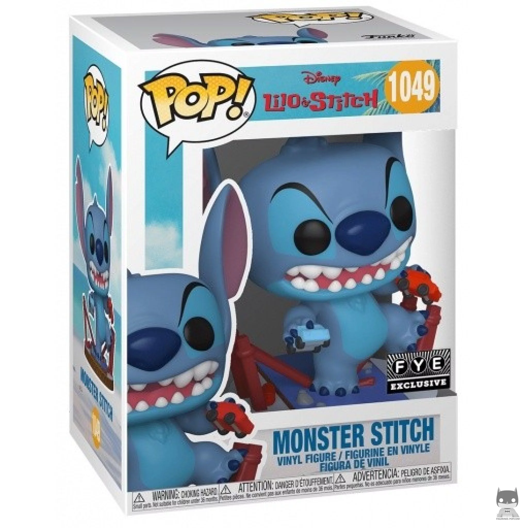 Figura Funko Pop! Stitch monstruo en su caja