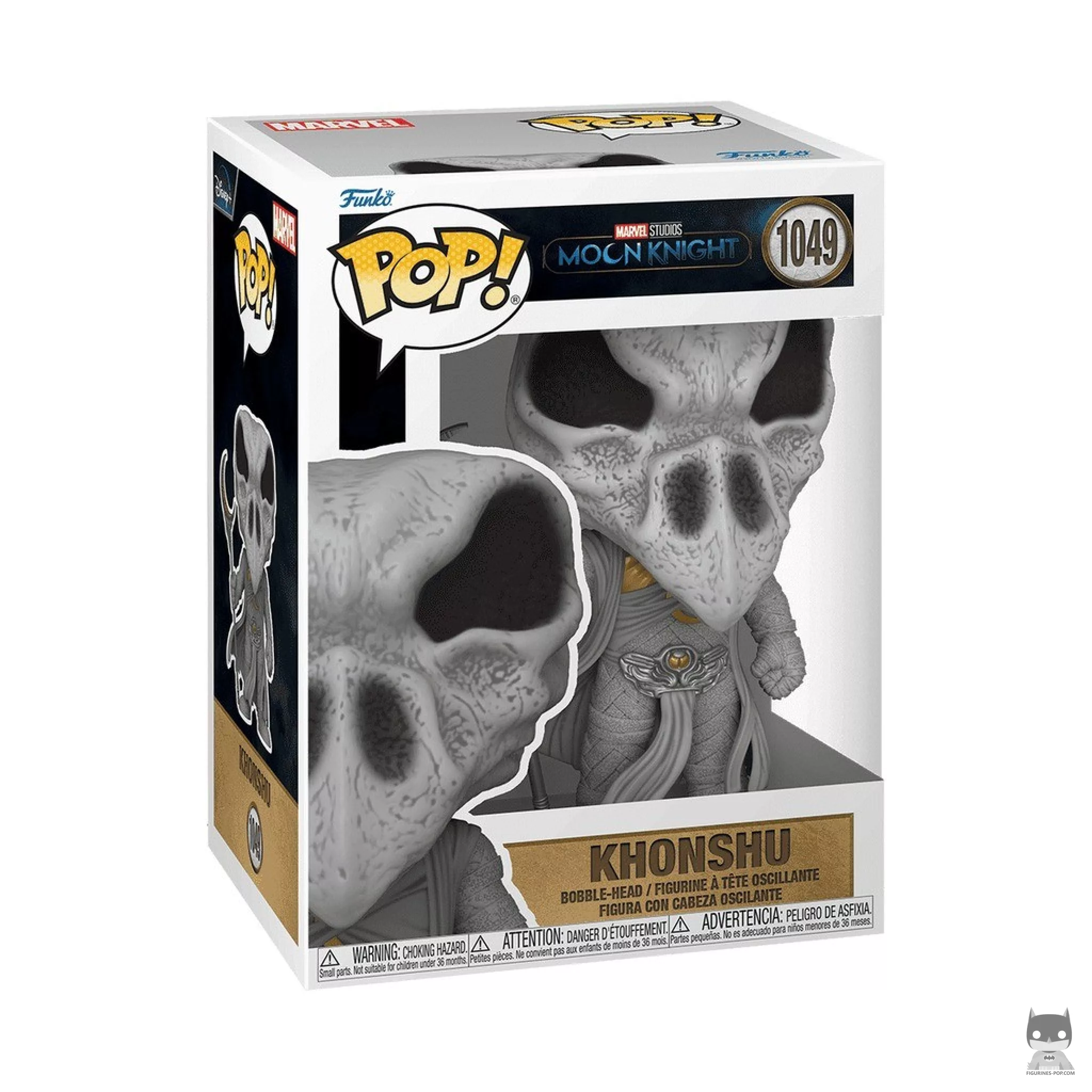 Figura Funko Pop! Khonshu (Brilla en la oscuridad) en su caja