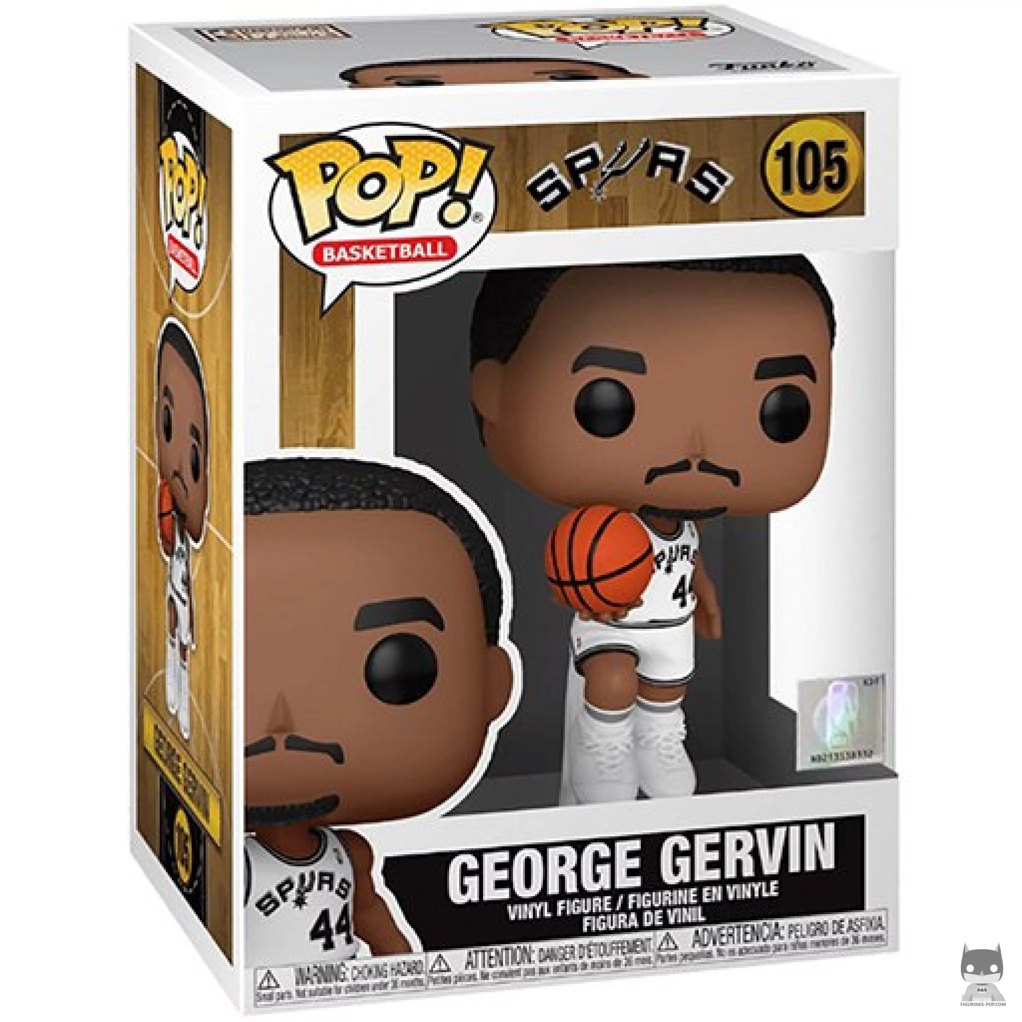 Figura Funko Pop! George Gervin en su caja