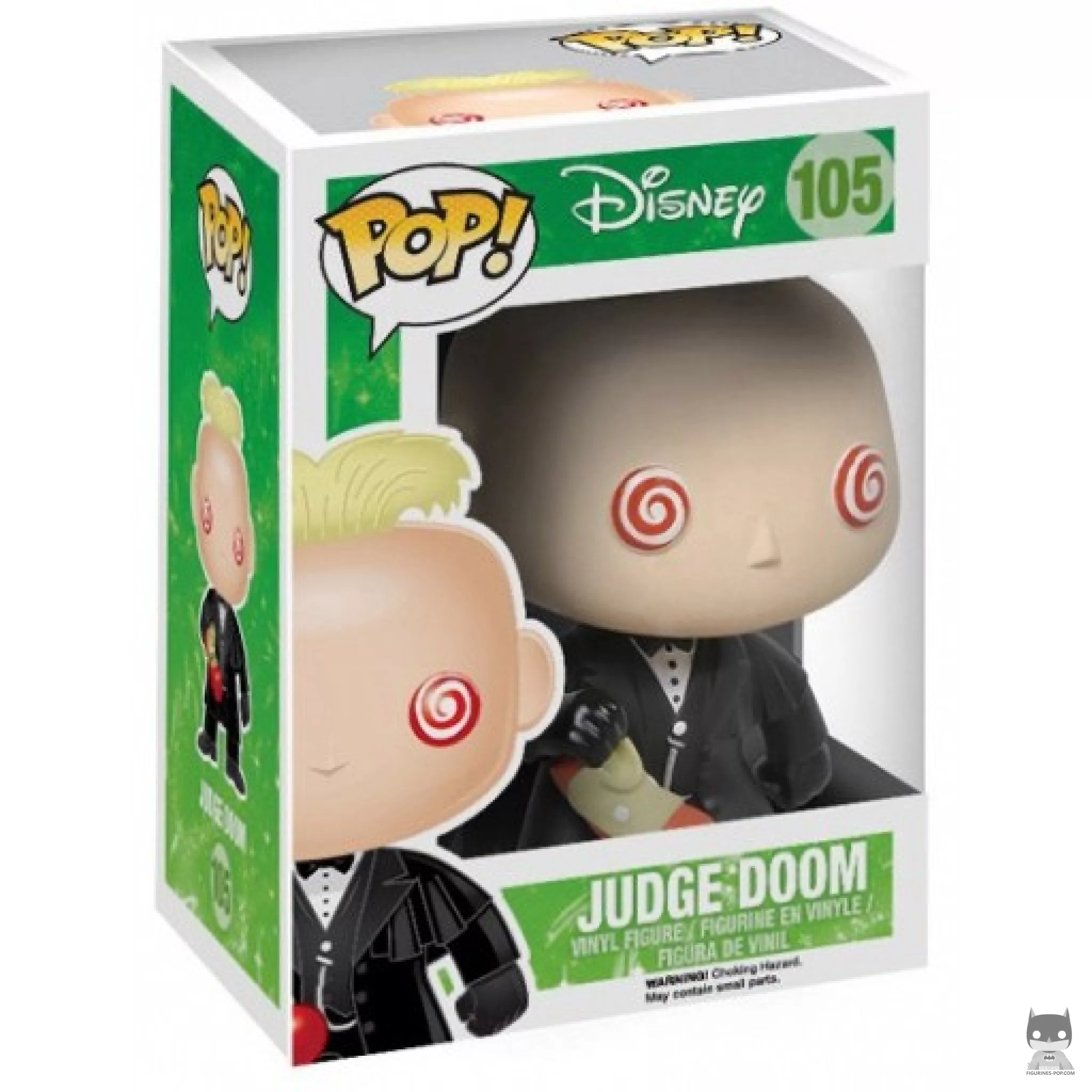 Figura Funko Pop! Juez Doom en su caja